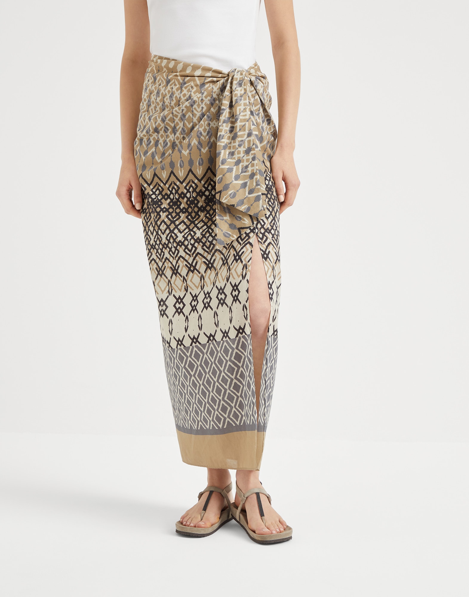 Sarong skirt 242MP01SG3619 for Woman Brunello Cucinelli