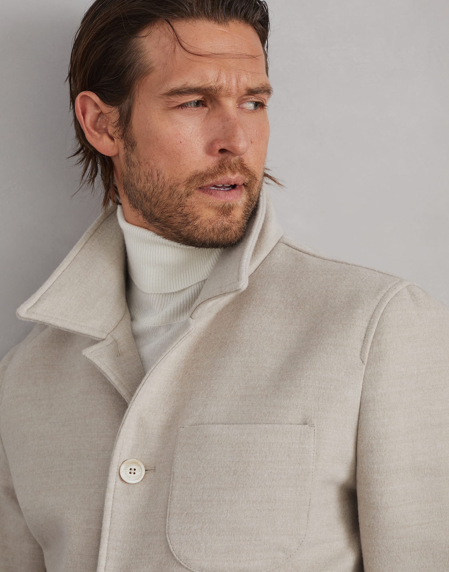 BRUNELLO CUCINELLI 】2タック トラウザーズ 44 BRUNELLO CUCINELLI 】2タック トラウザーズ 44