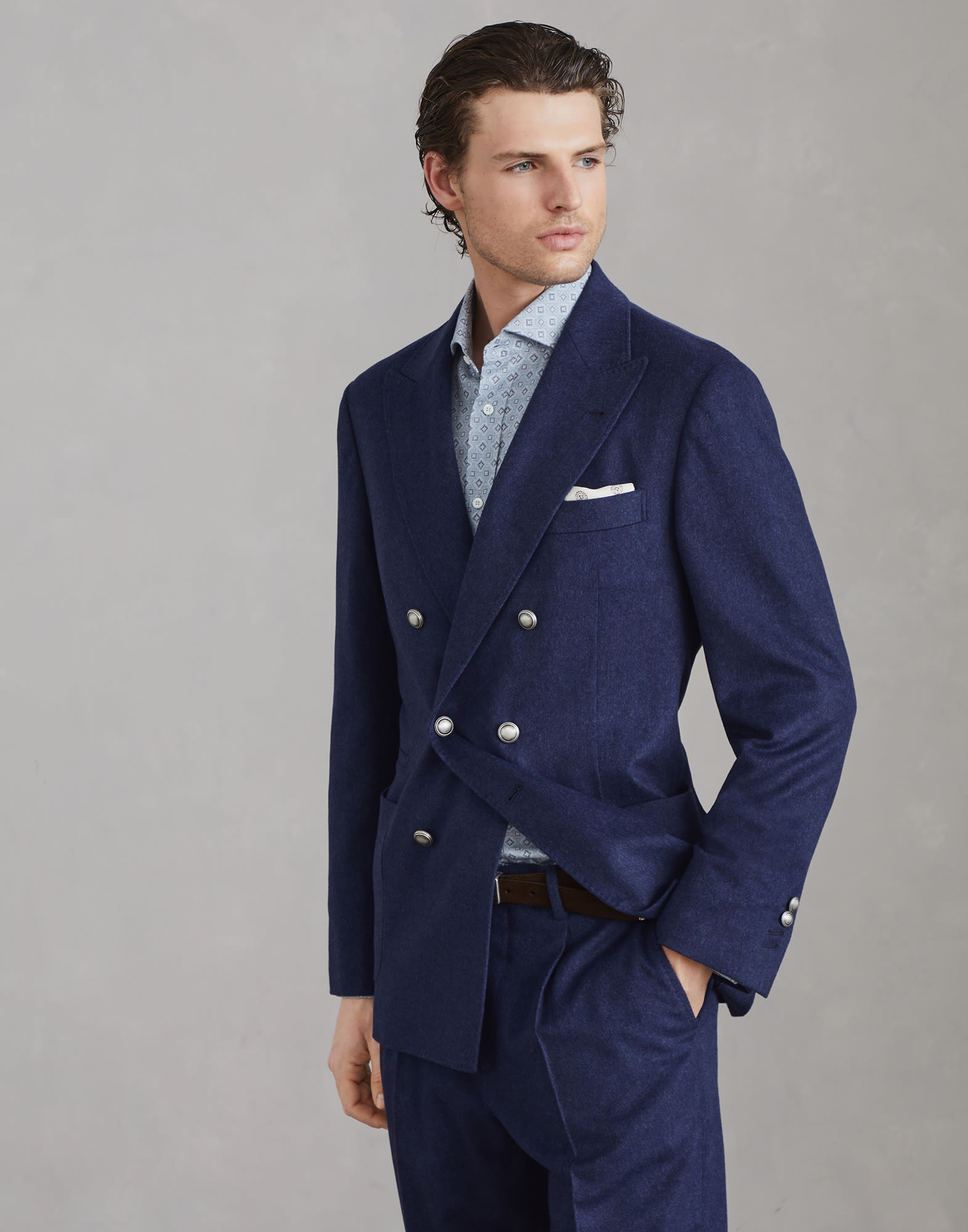 242MOUTFITMY449LDBHJC004 for Man Brunello Cucinelli