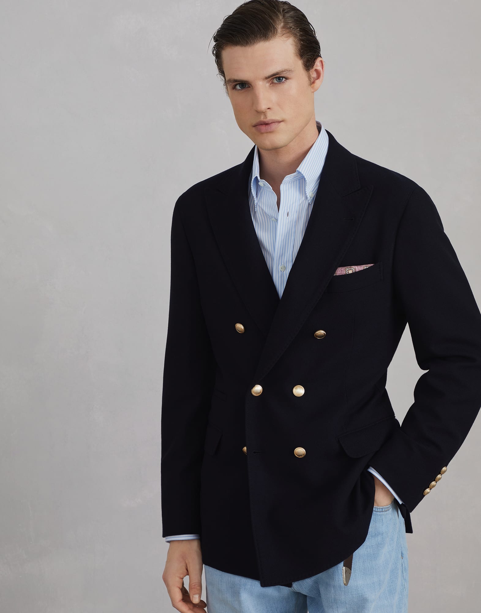 Unconstructed blazer