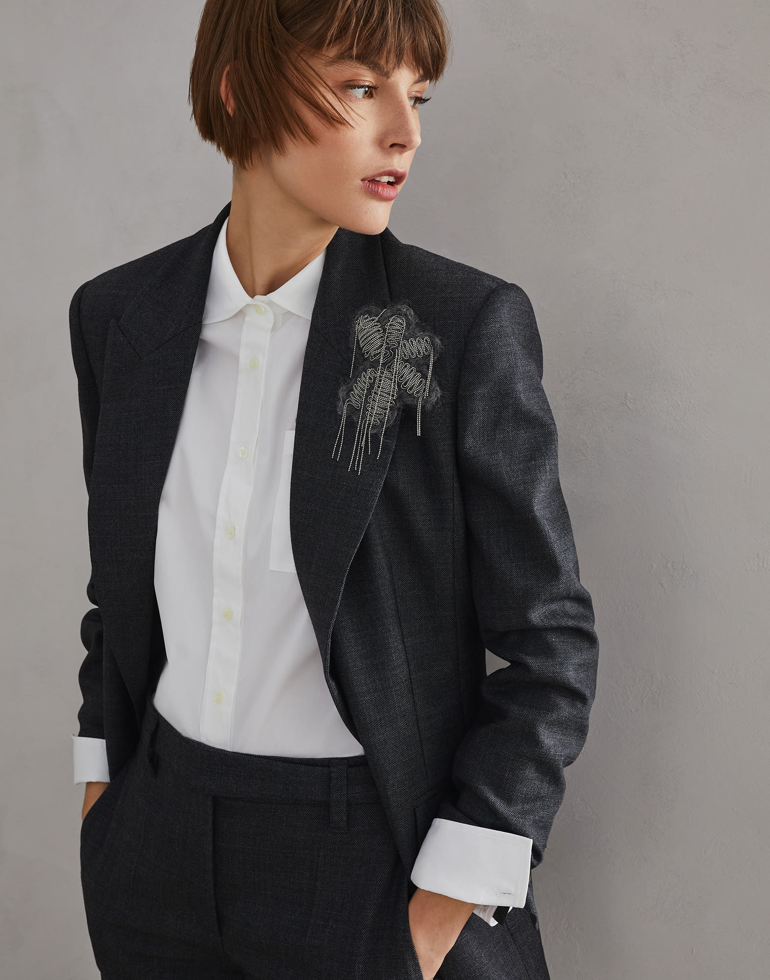 若者に人気のブランド 242WOUTFITTWINWEAR19) Cucinelli Brunello | Woman for ジャケット・アウター