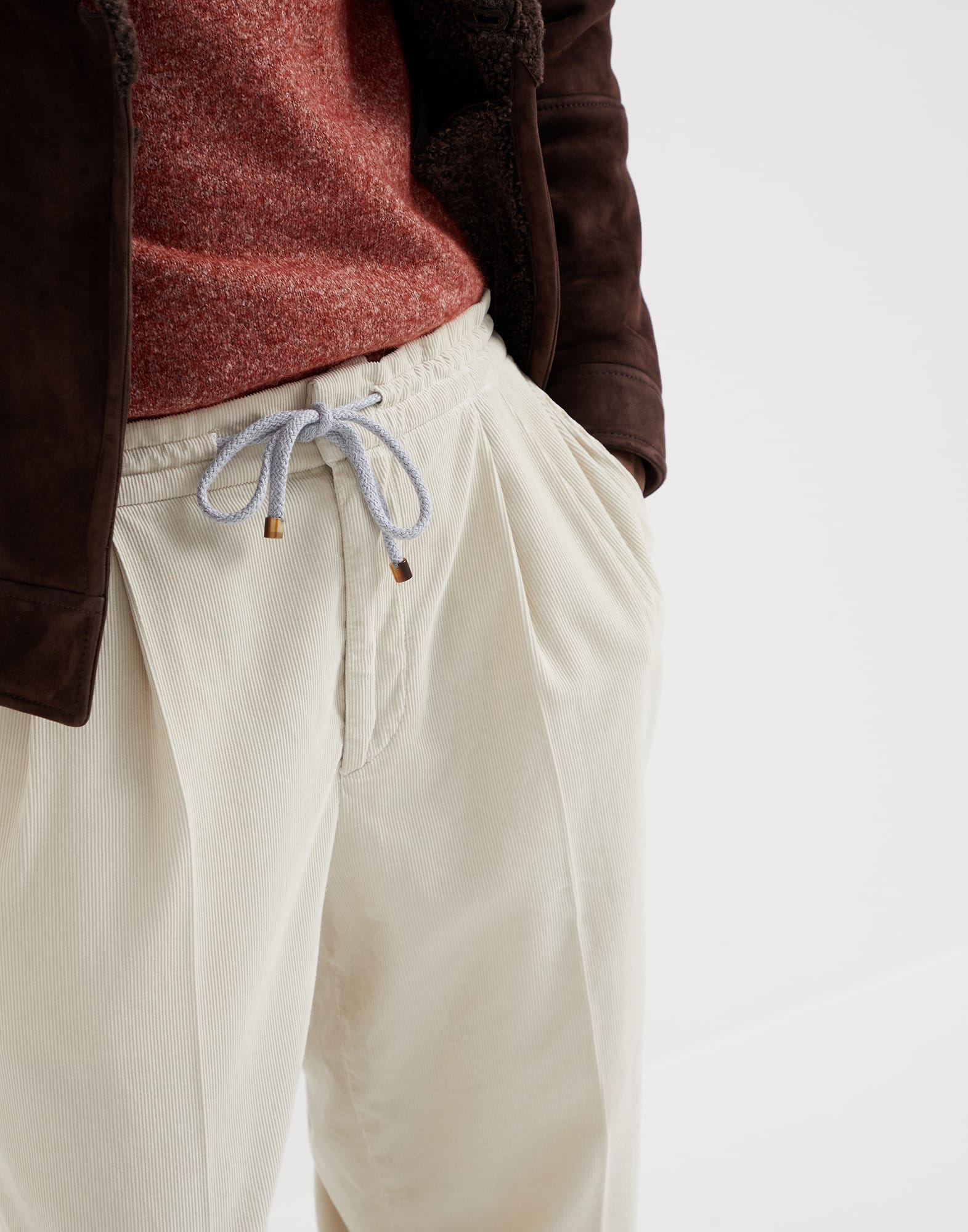 Leisure fit trousers with drawstring (242M279DE1710C6315 Leisure fit trousers with drawstring (242M279DE1710C6315
