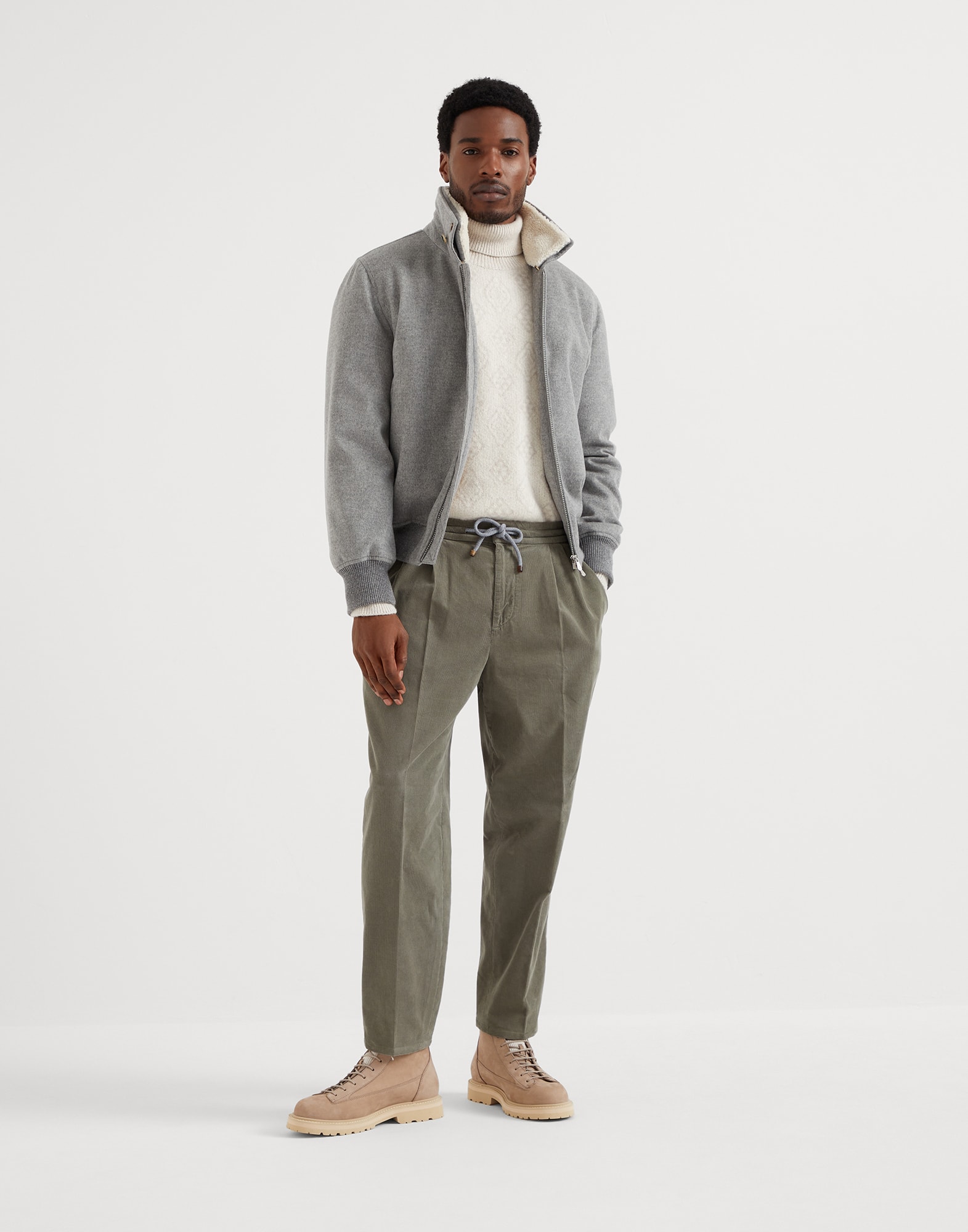 Leisure fit trousers with drawstring (242M279DE1710C6315 Leisure fit trousers with drawstring (242M279DE1710C6315