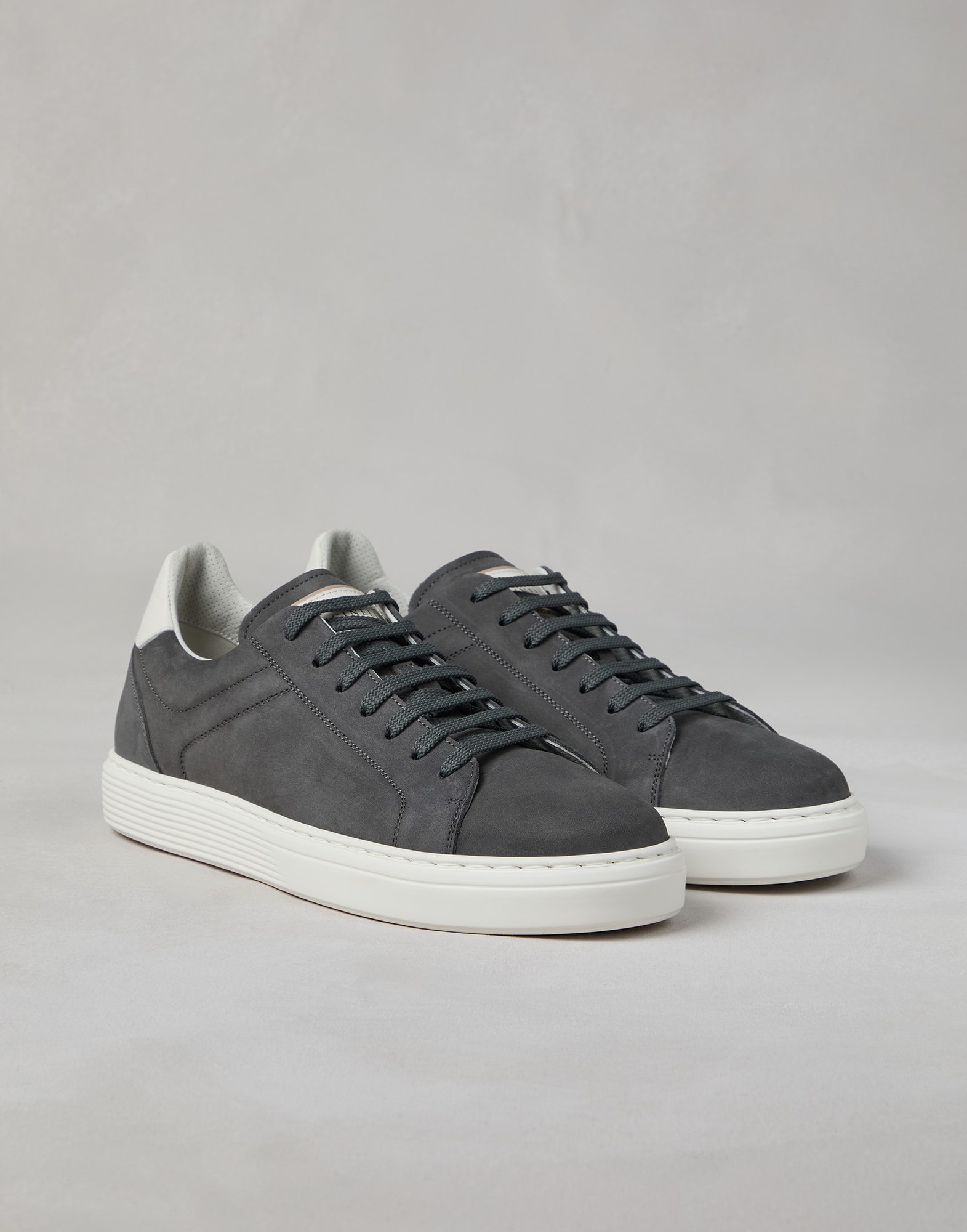 Nubuck calfskin sneakers