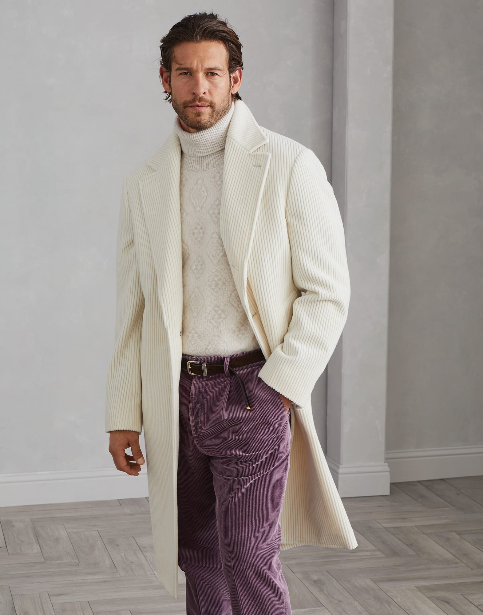 Velvet coat (242MY4459136CQE69) for Man | Brunello Cucinelli Velvet coat (242MY4459136CQE69) for Man | Brunello Cucinelli