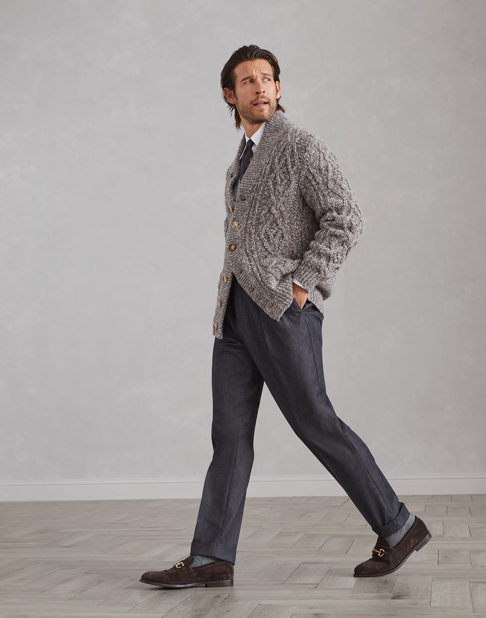 Tailor fit trousers (242MY446M5030C007) for Man | Brunello