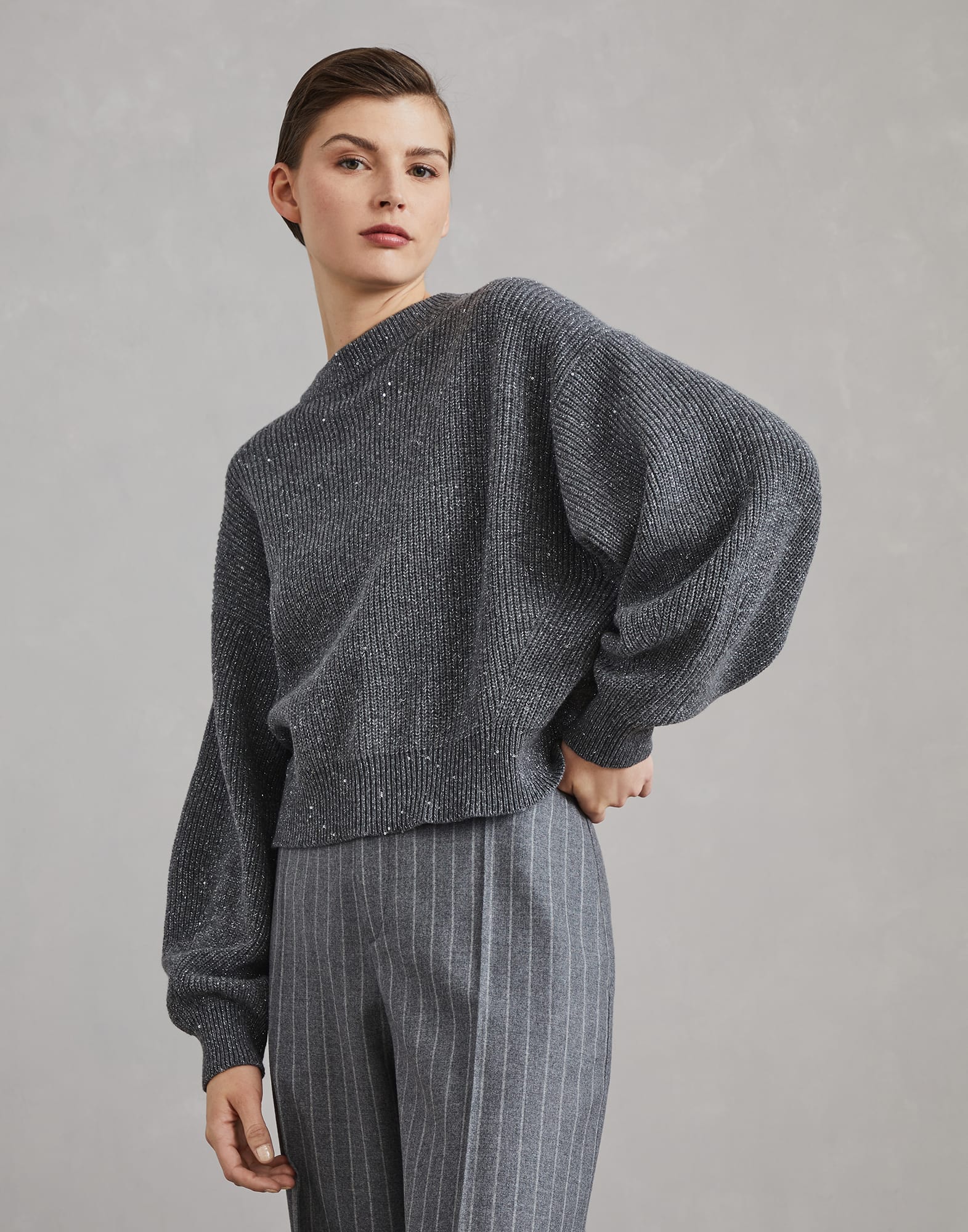 Cashmere and wool sweater