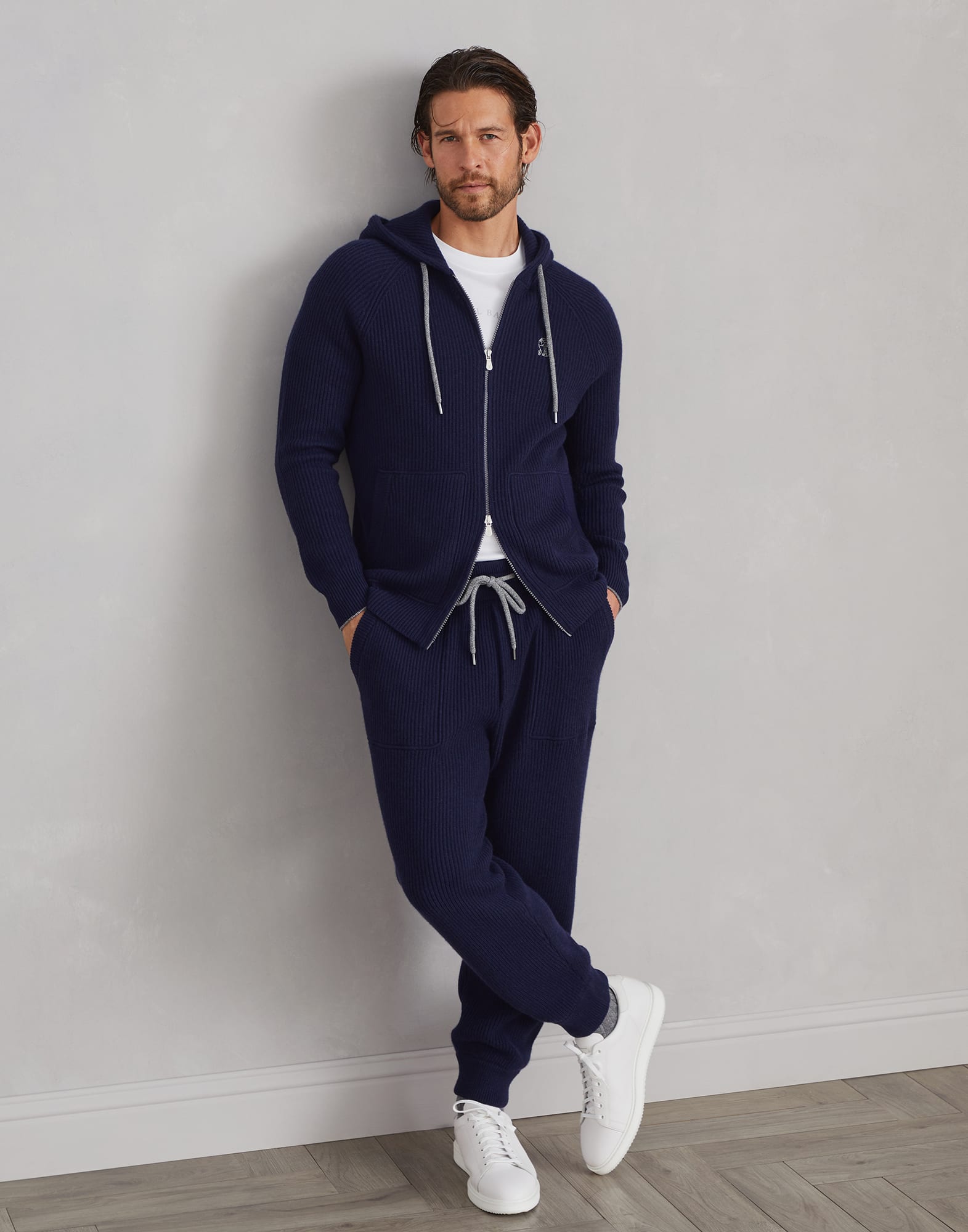 Knit joggers (242M22704849GCI807) for Man | Brunello Cucinelli