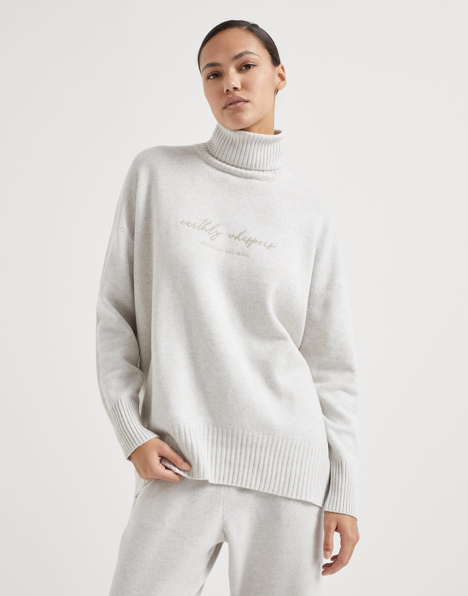 Turtleneck sweater 242M16709403C9610 for Woman Brunello Cucinelli