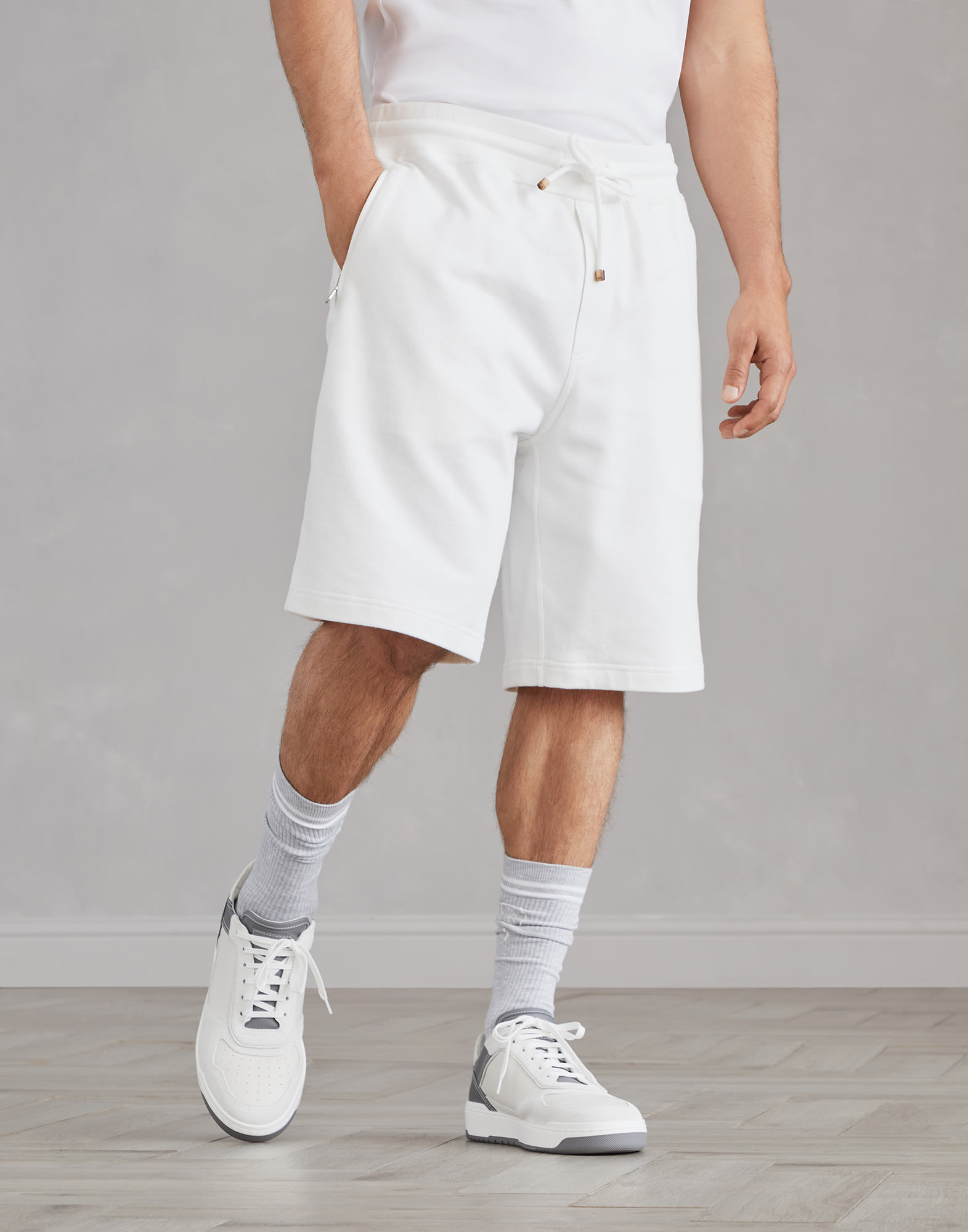 Cotton Bermuda shorts