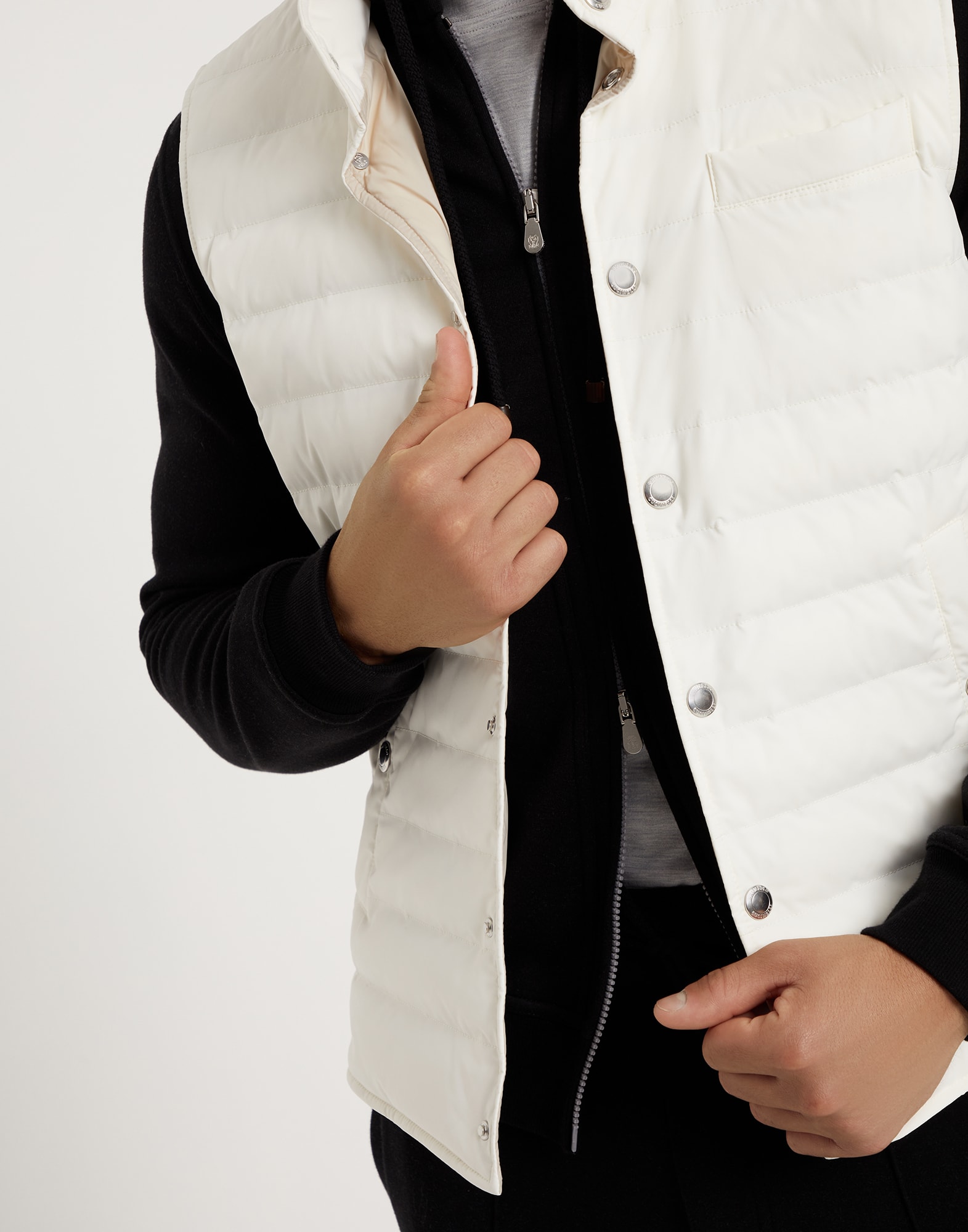 Brunello cucinelli down vest sales