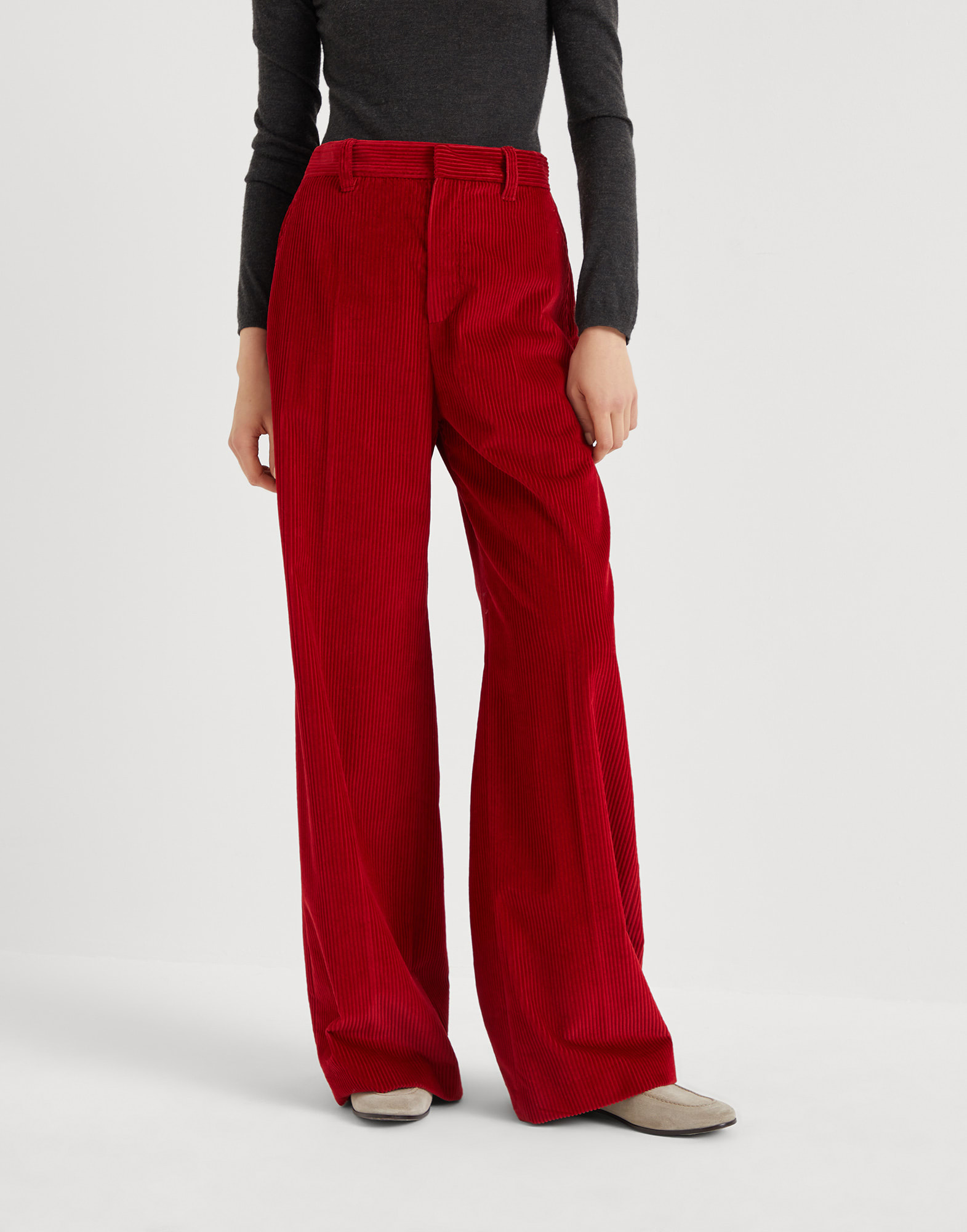 Loose trousers (242MA180P8724C637) for Woman | Brunello Cucinelli