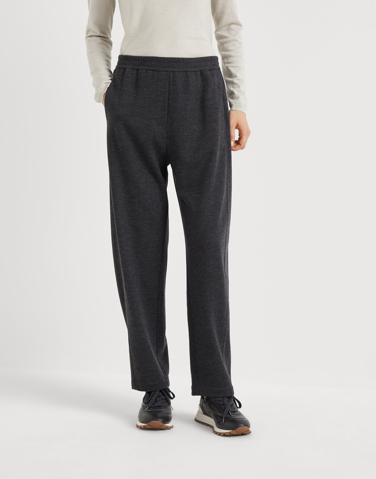 Track trousers 242MD913VC299C001 for Woman Brunello Cucinelli