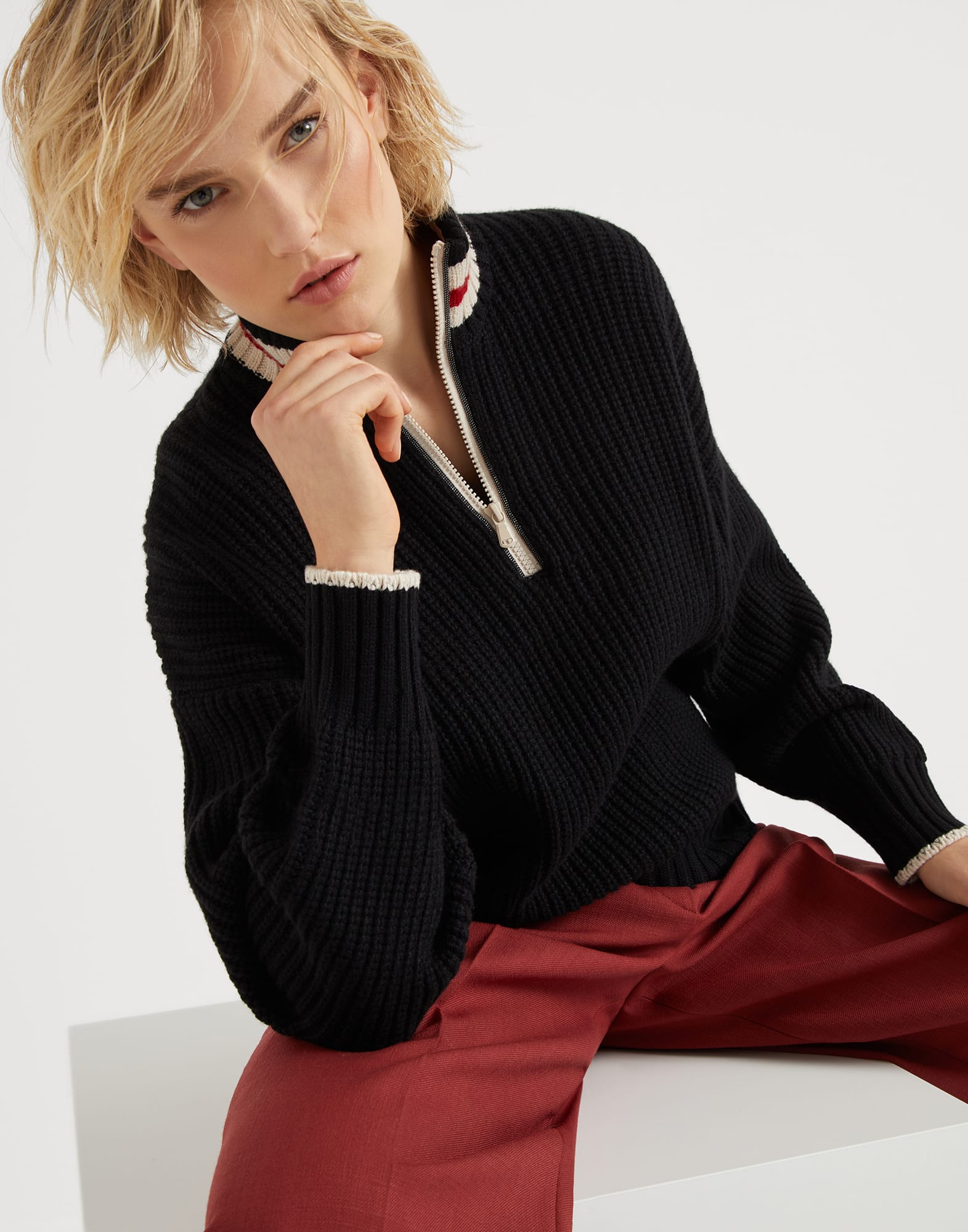 Brunello cucinelli women's sweaters clearance