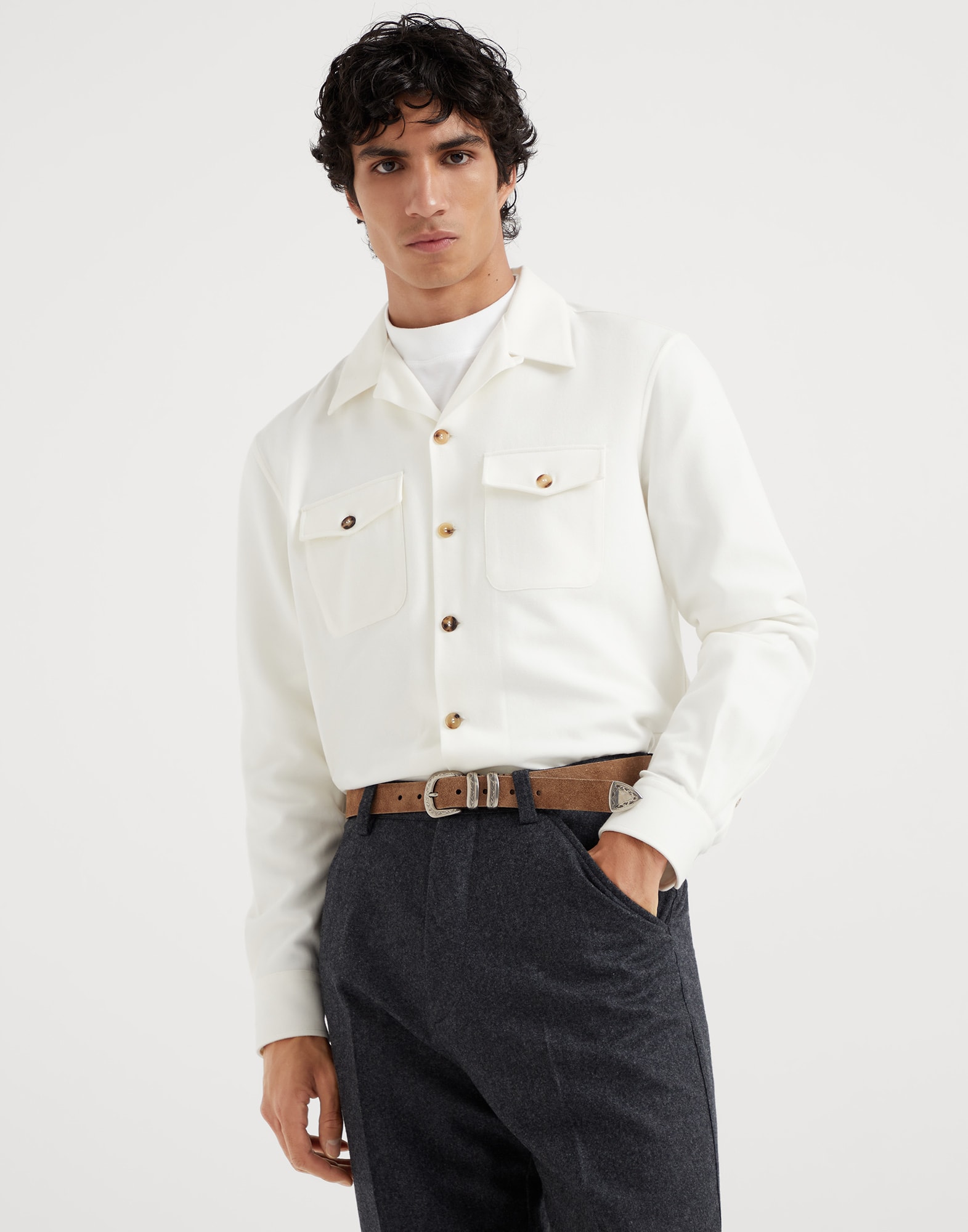 Overshirt in flanella