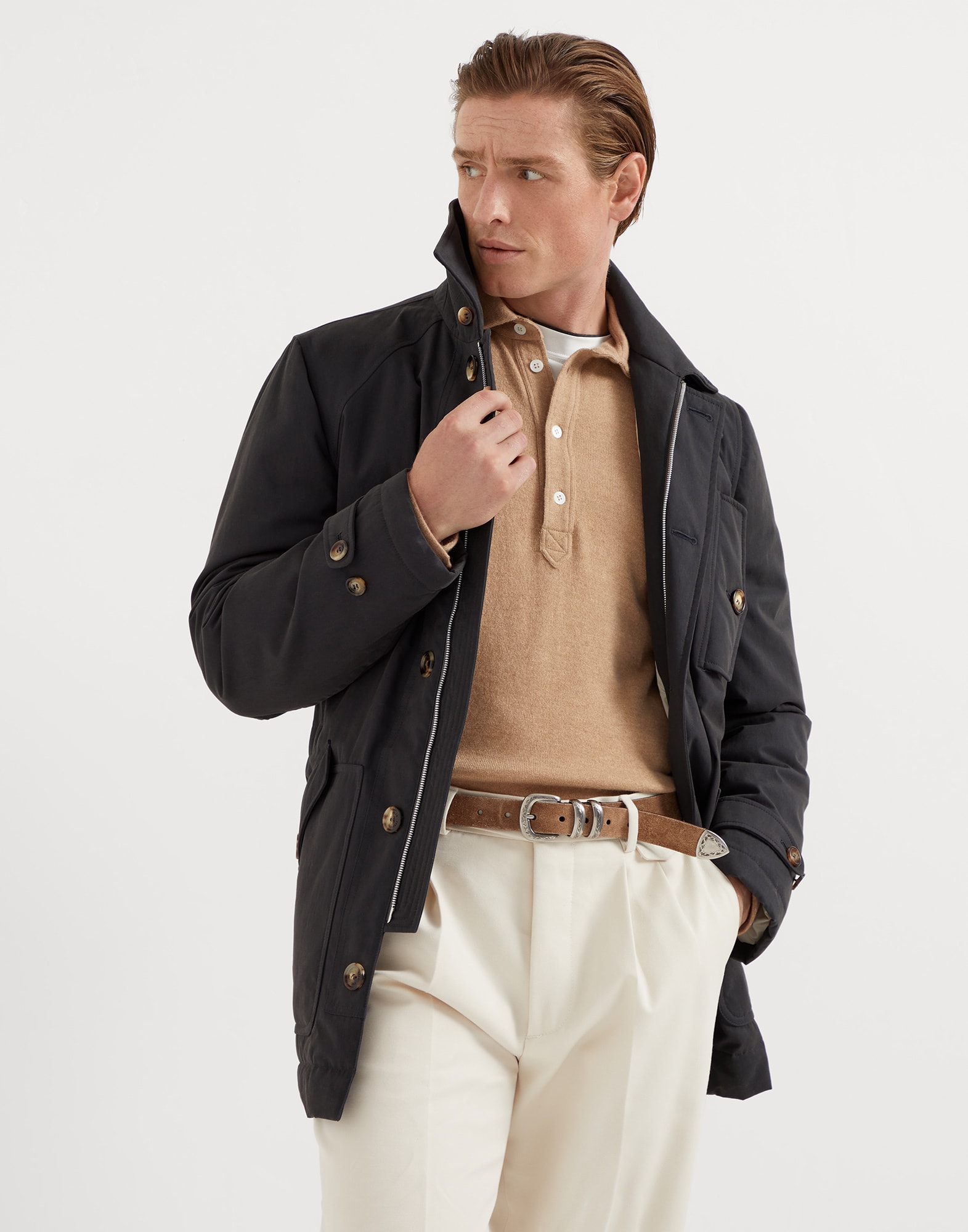 Brunello cucinelli coats hot sale