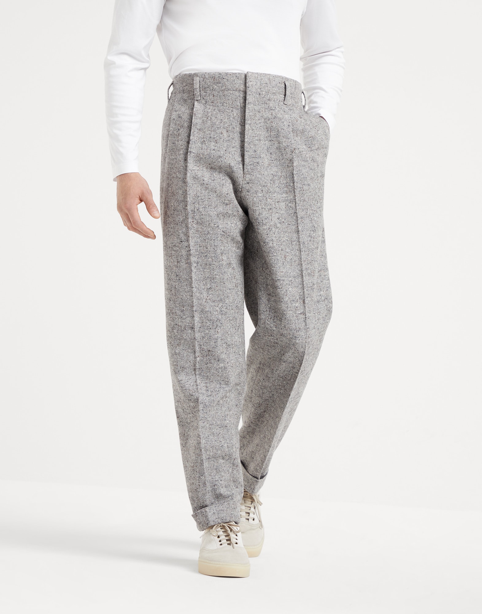 Relaxed fit trousers