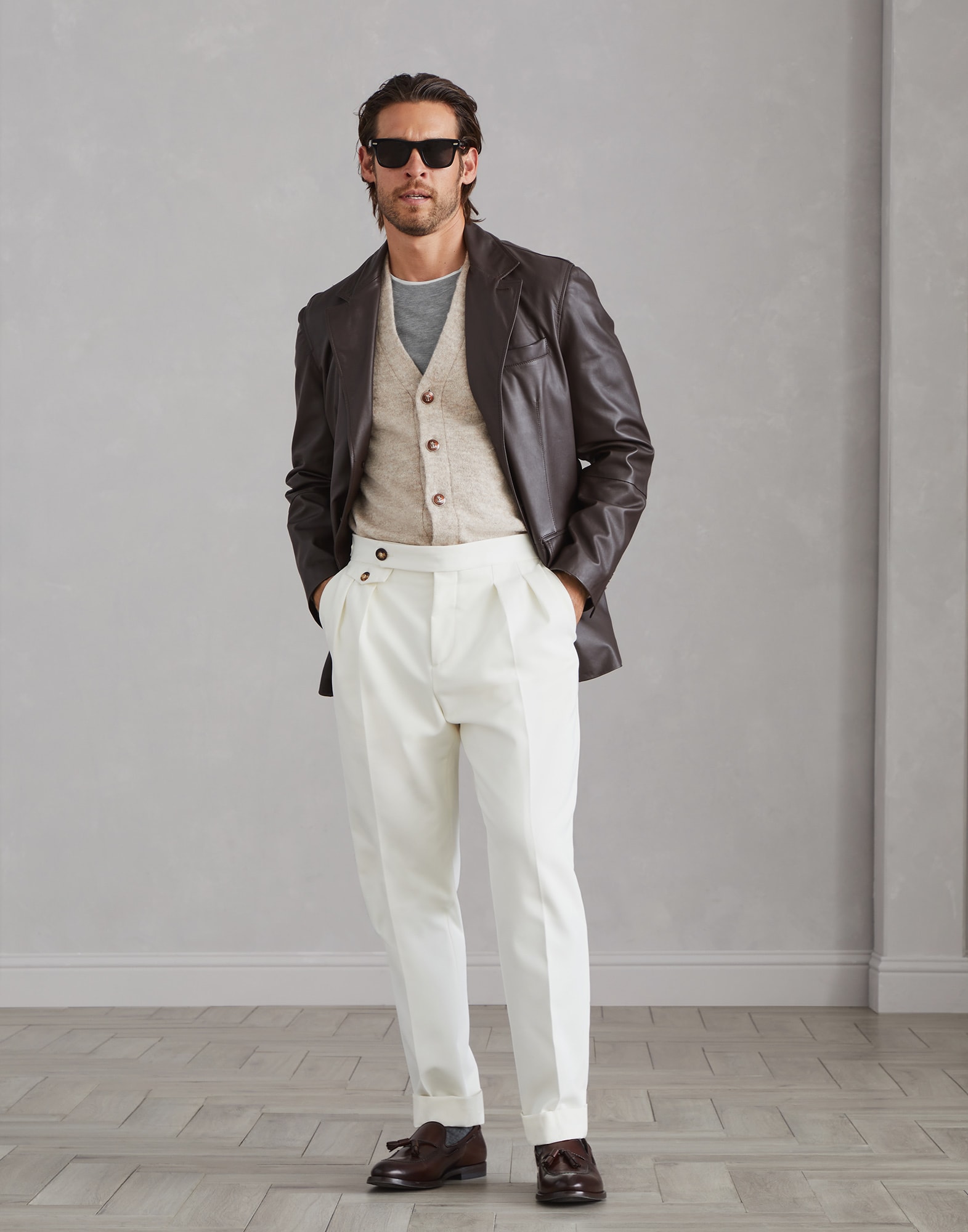 大型セールや時期 T-shirt with Man for (242MH8367427CNZ17) faux-layering トップス