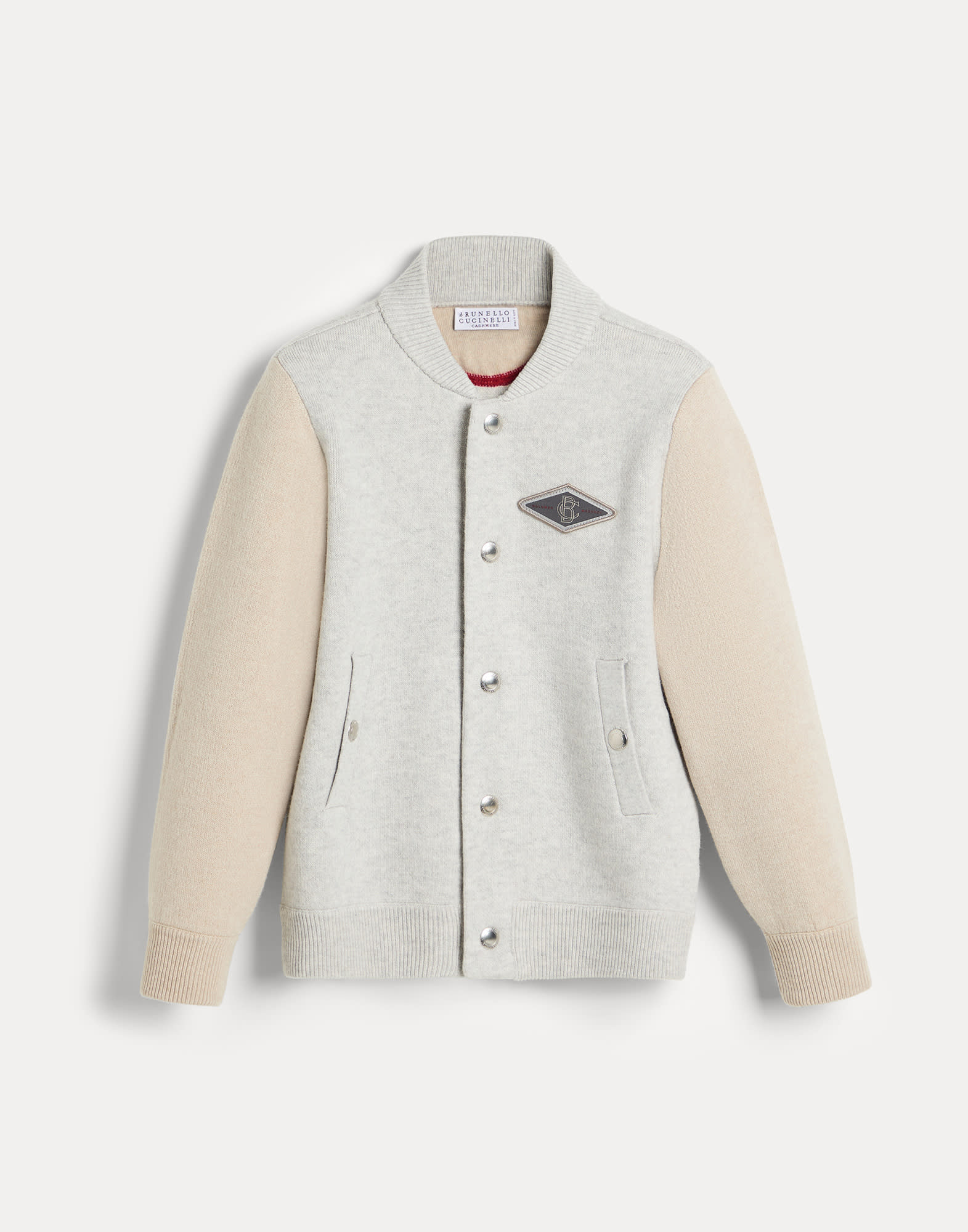 Double knit bomber jacket Fog Boys - Brunello Cucinelli