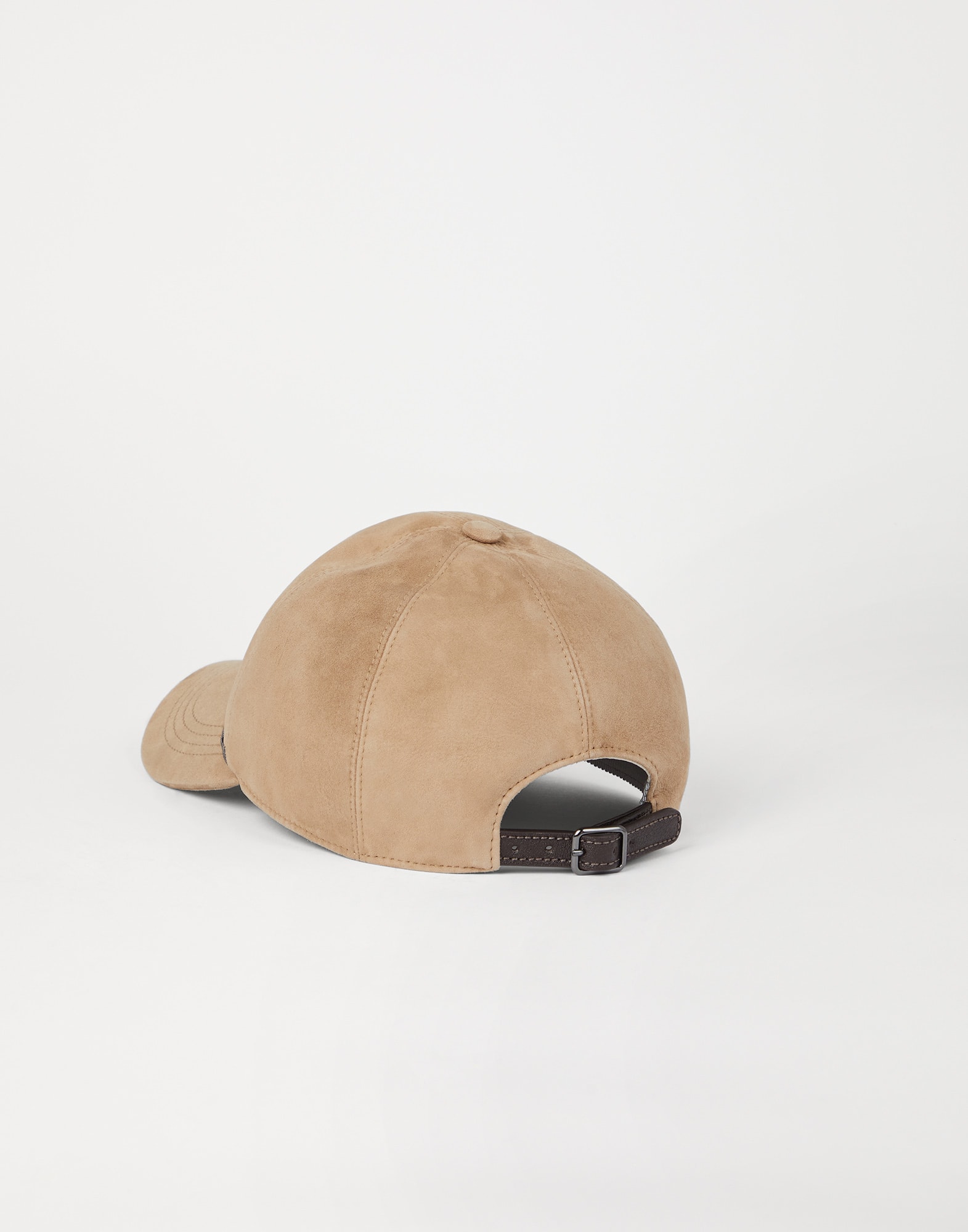 Suede baseball cap