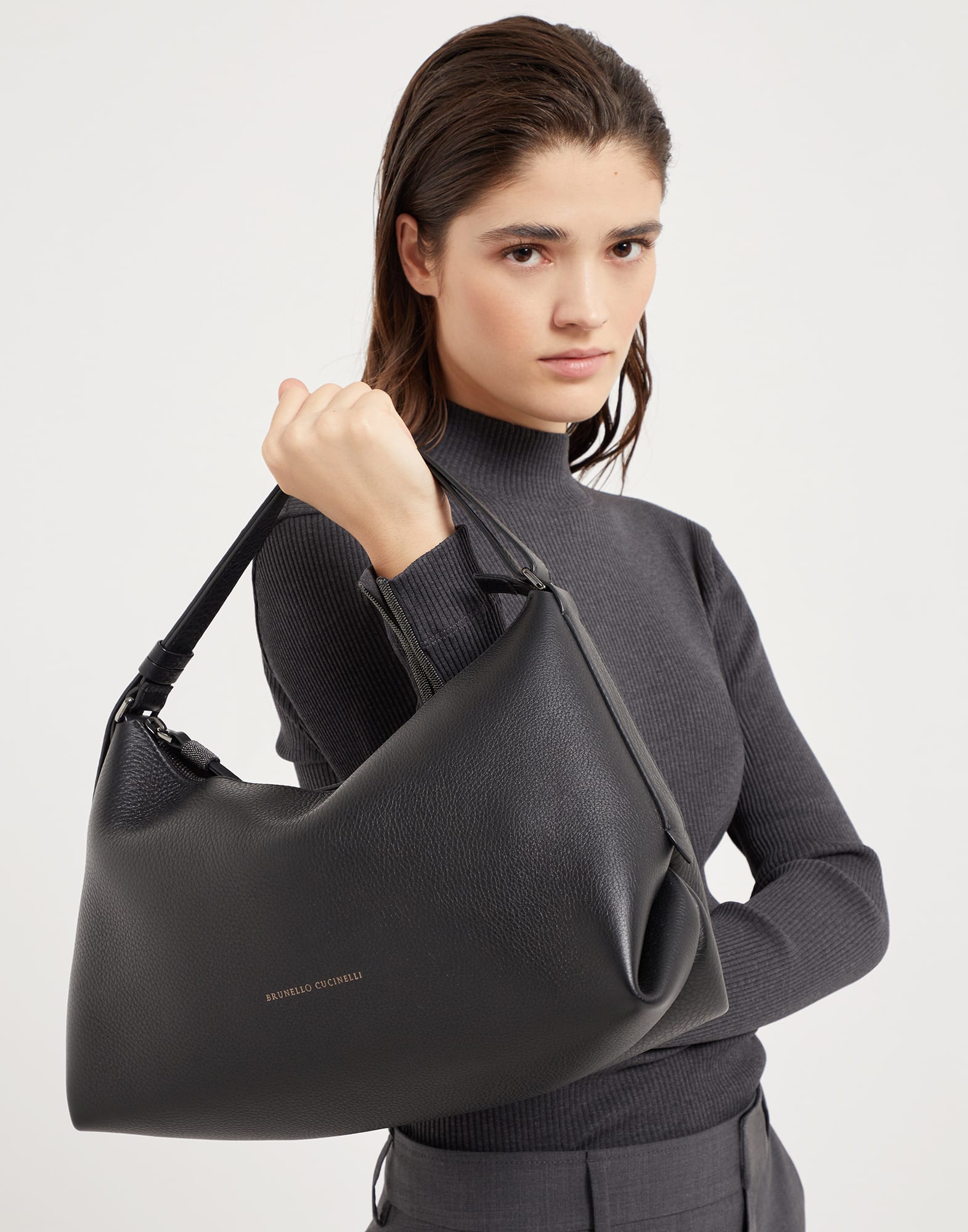 Brunello cucinelli hobo bag on sale