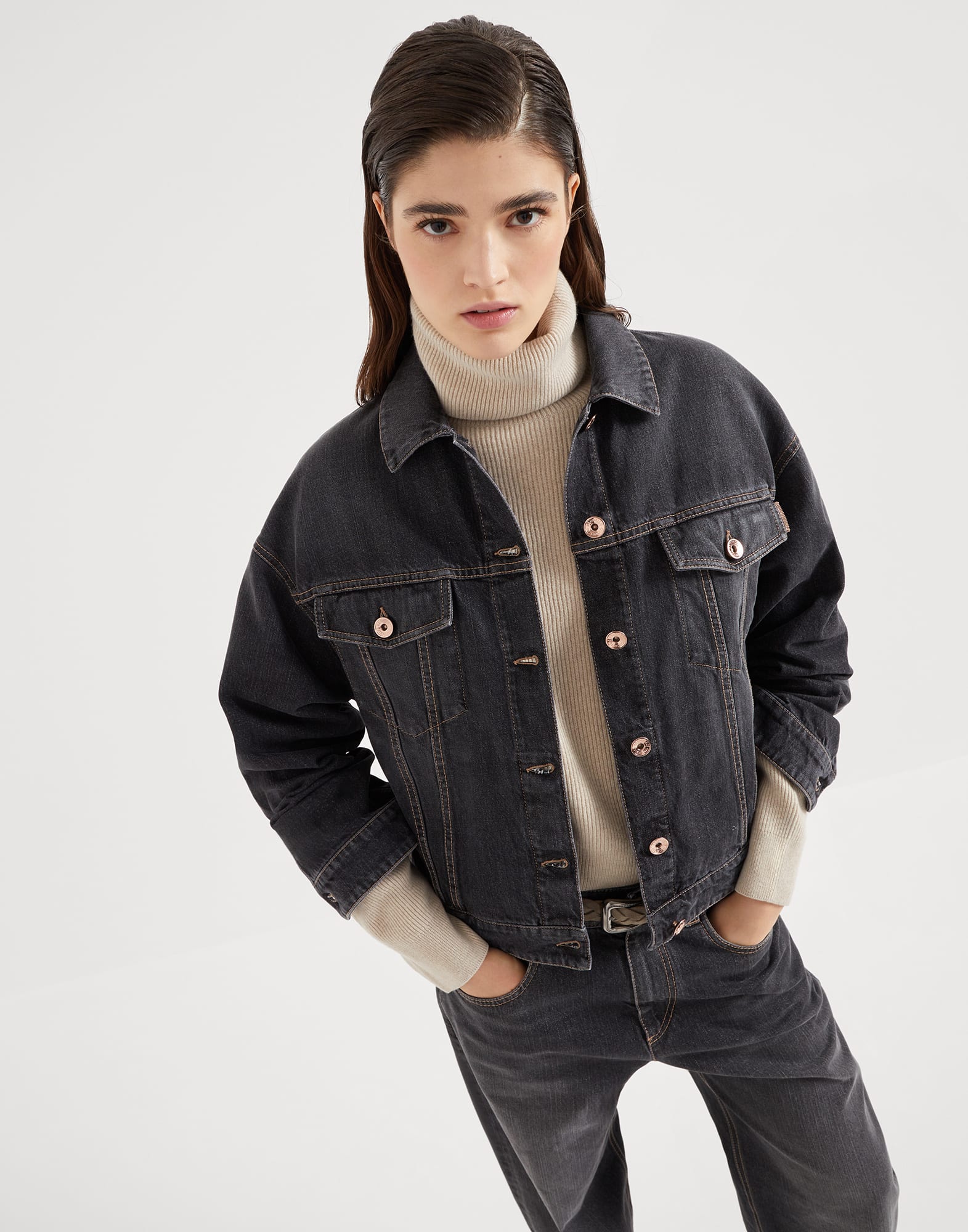 デニム ブルゾン (242MA0952984C8969) for レディース | Brunello Cucinelli