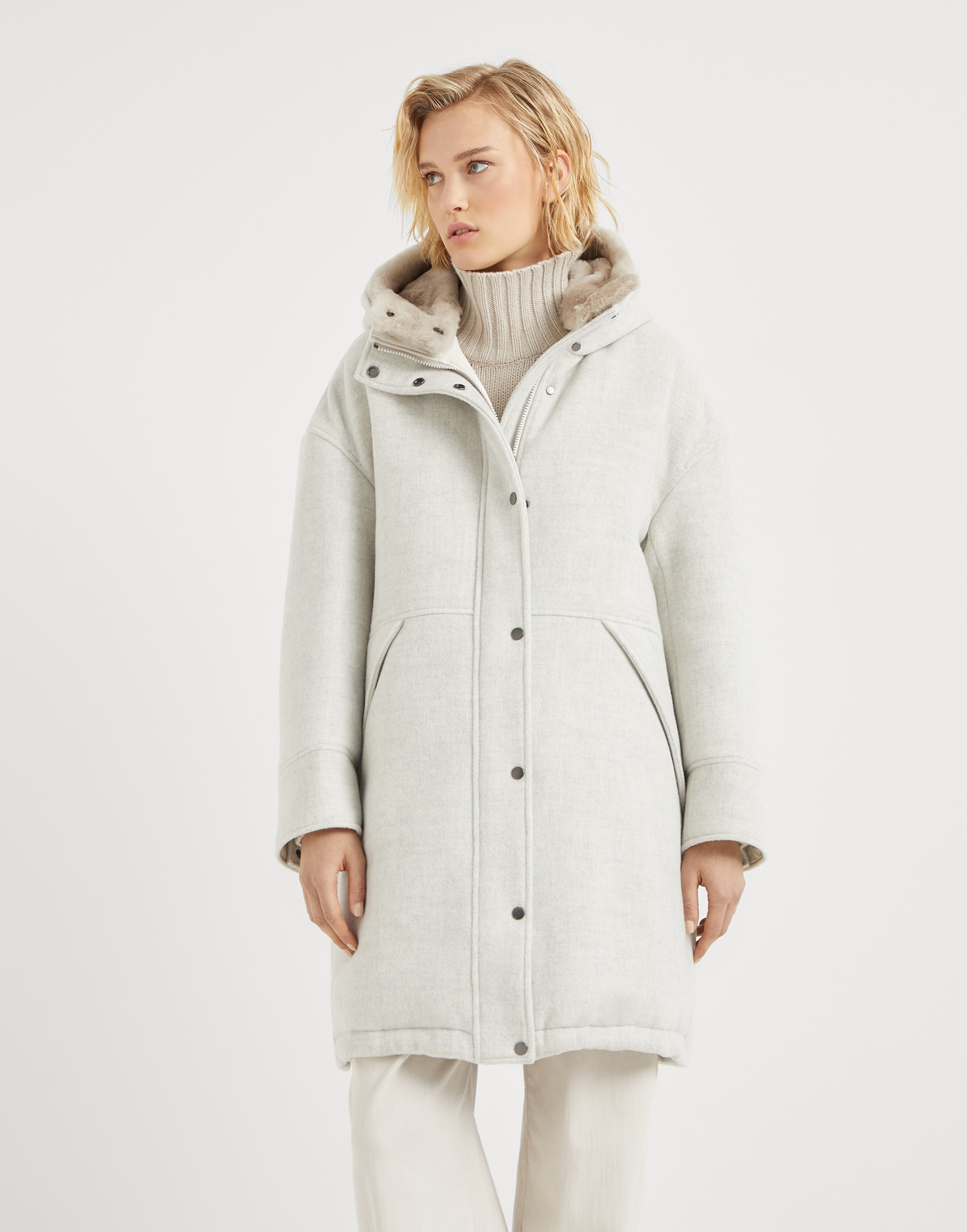 コート、オーバーコート、レザージャケット、軽量ダウンジャケット | Brunello Cucinelli