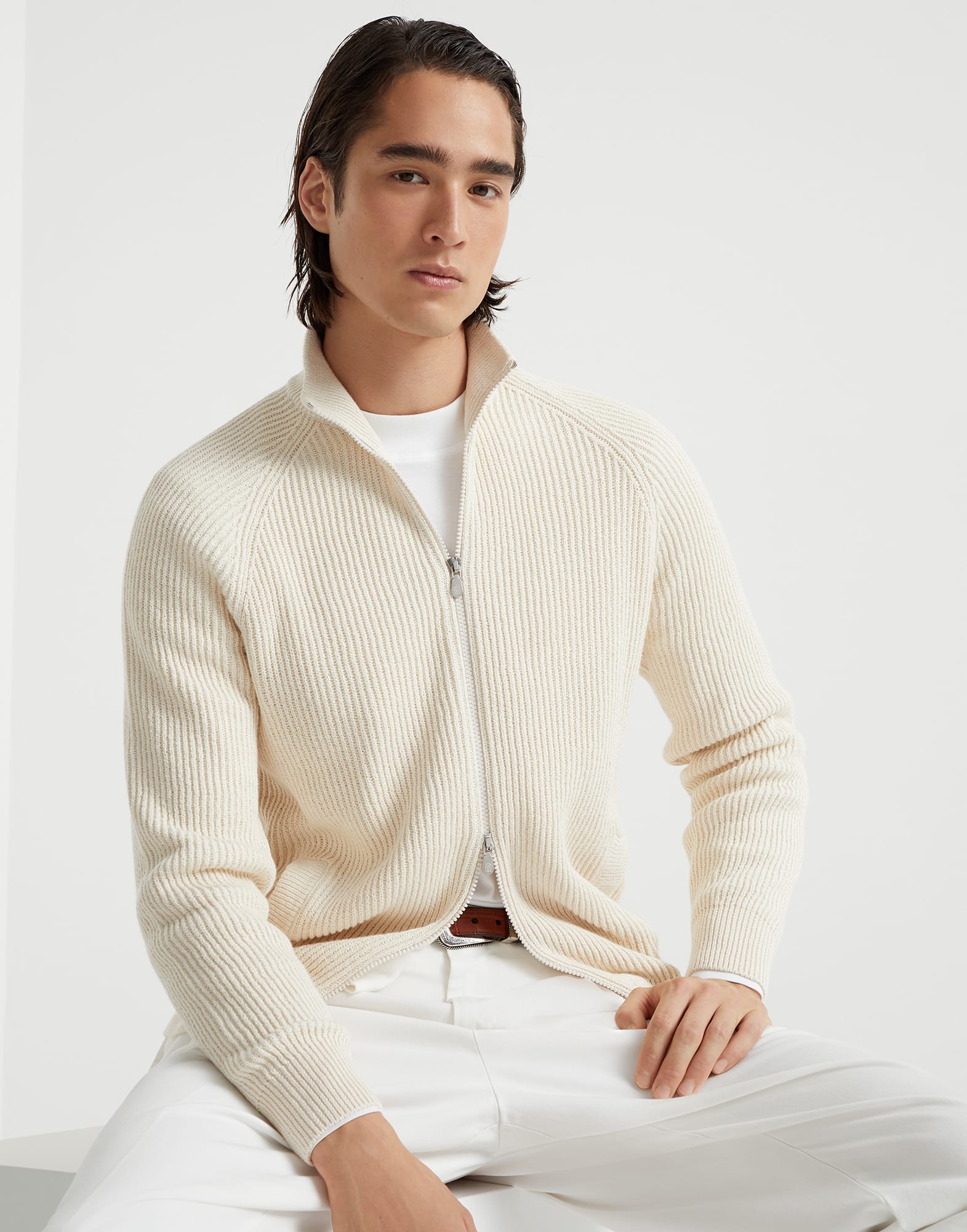 マルフィレコットン カーディガン (242M2W706016C907804) for メンズ | Brunello Cucinelli