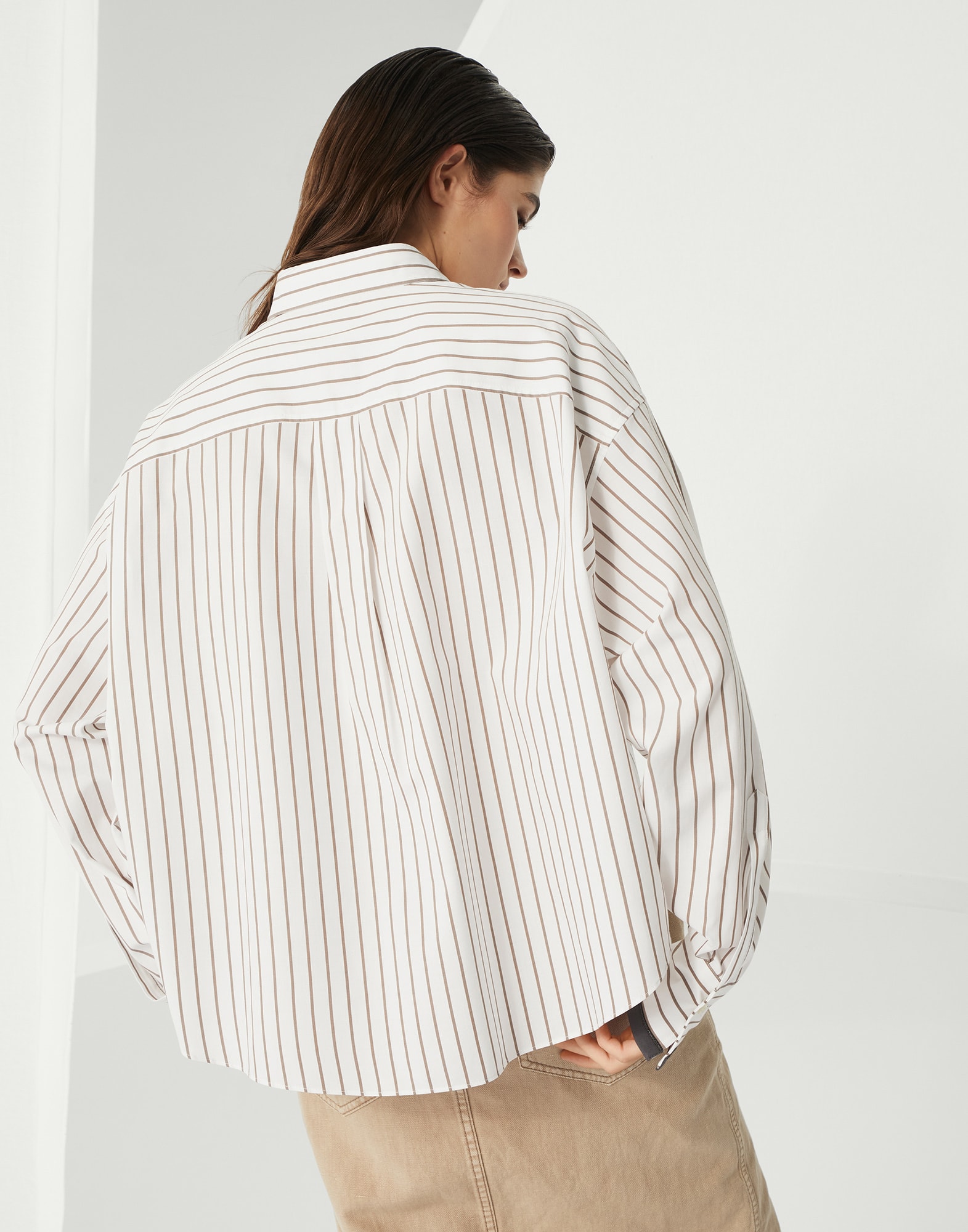 Cotton Shirt - Back view - View Full Screen