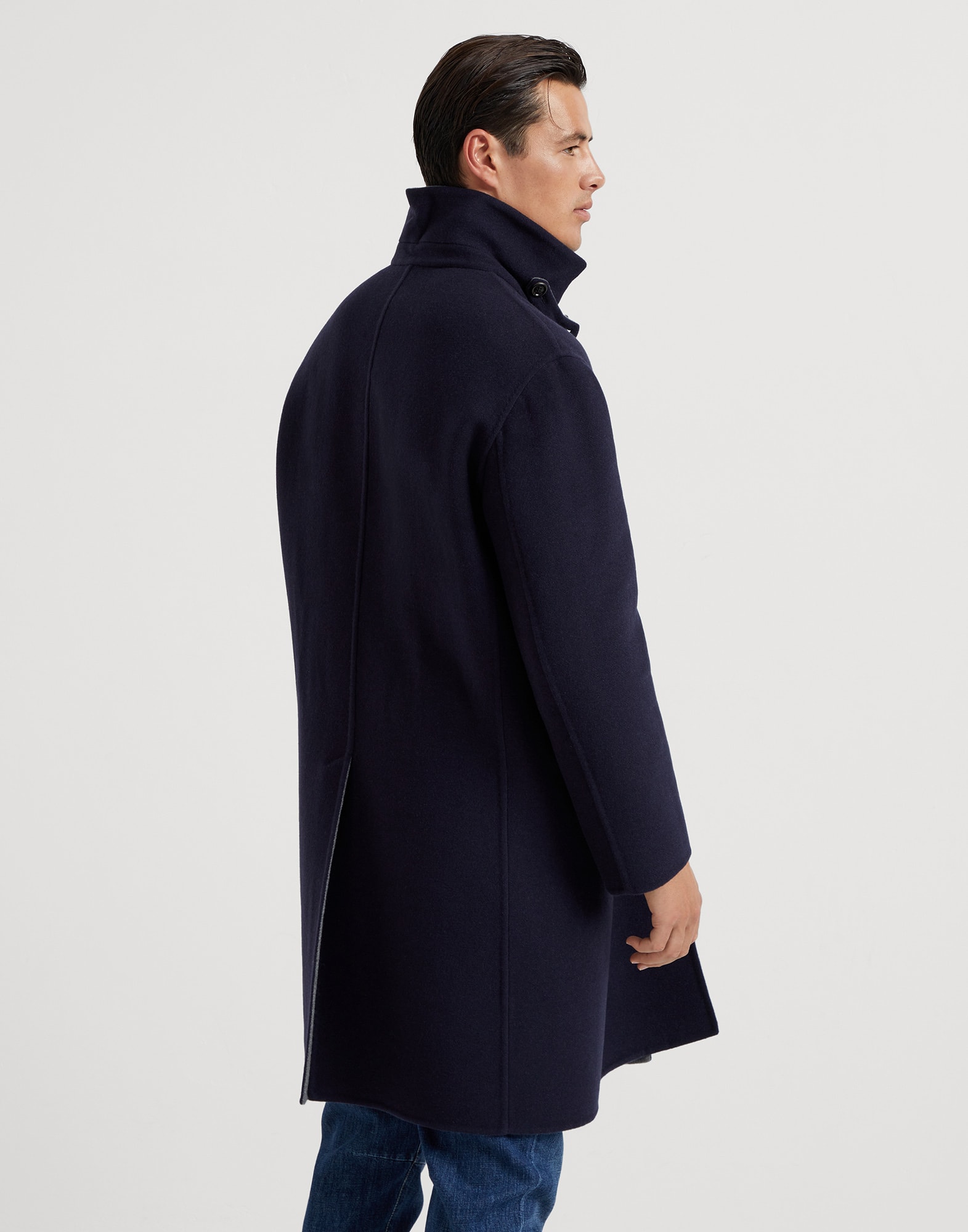 Double cloth reversible coat (242MY4139801C00205) for Man | Brunello  Cucinelli