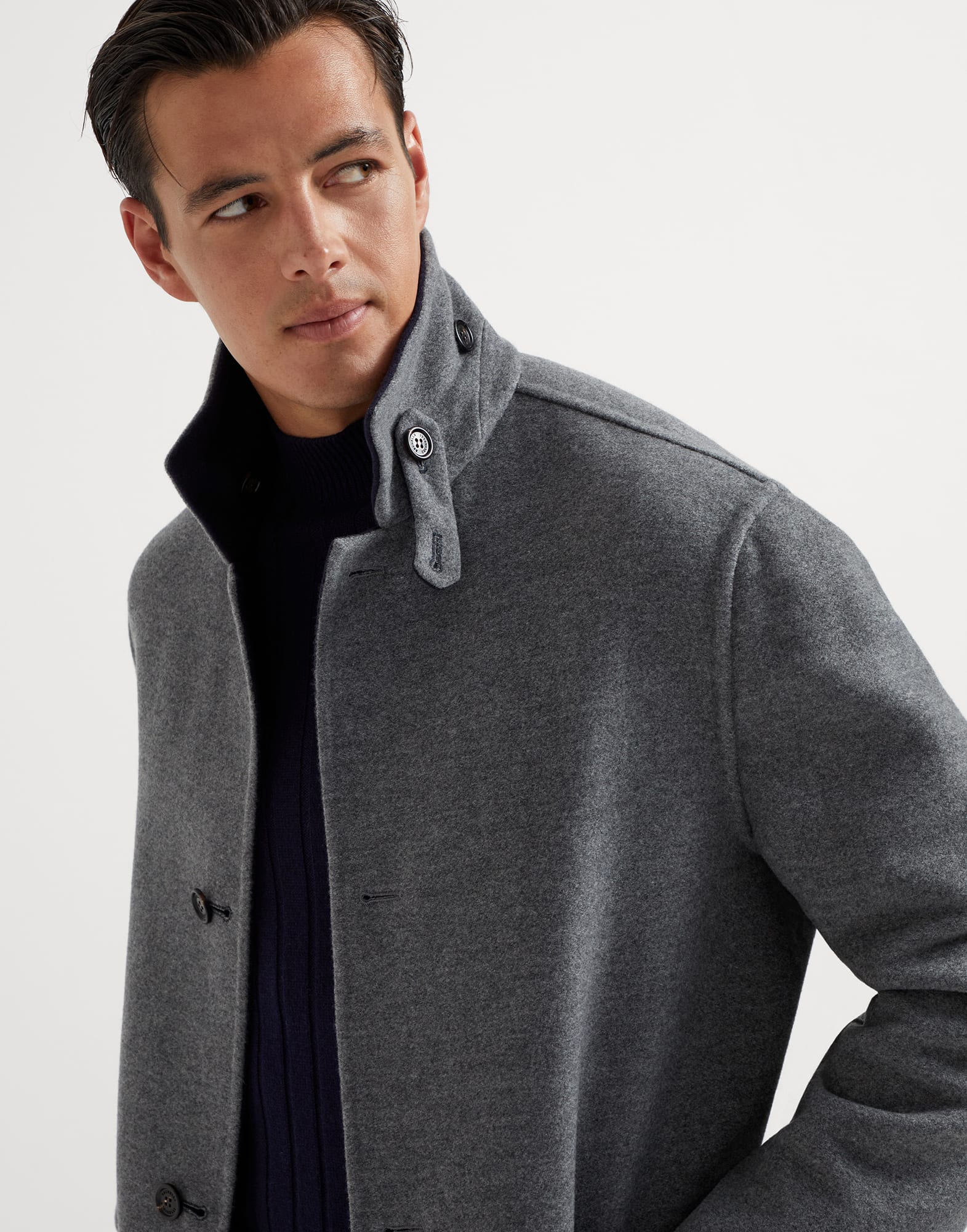 Double cloth reversible coat (242MY4139801C00205) for Man | Brunello  Cucinelli