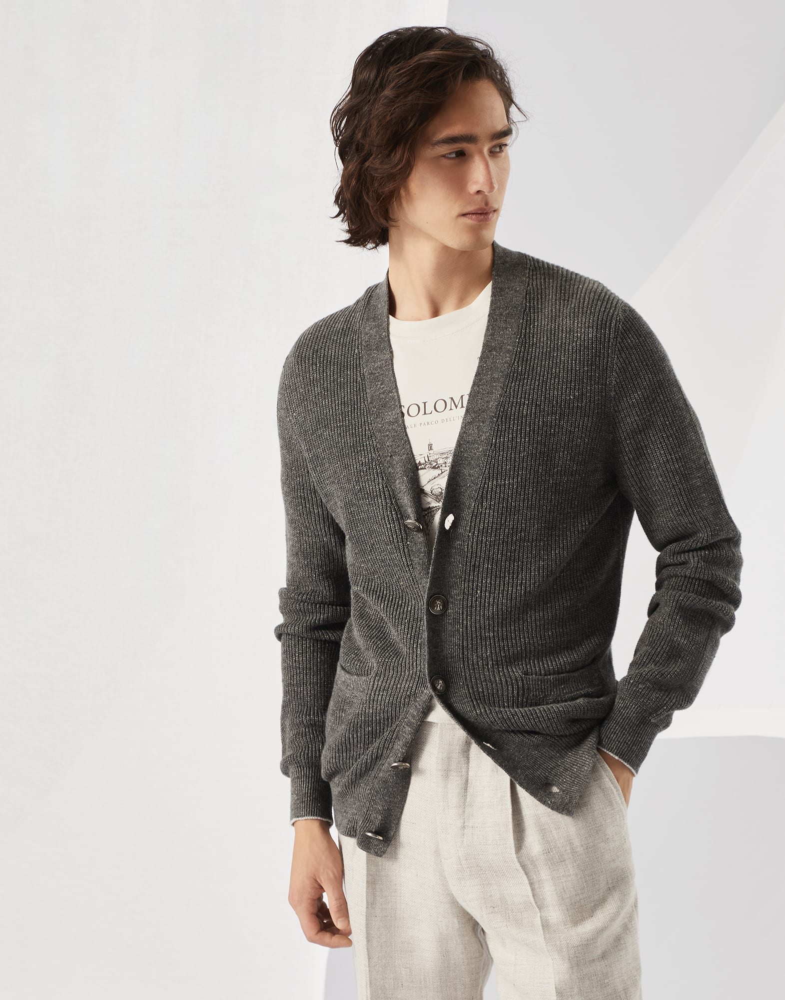 Pull-over col roulé en maille - Brunello Cucinelli - Femme Pull-over col roulé en maille - Brunello Cucinelli - Femme