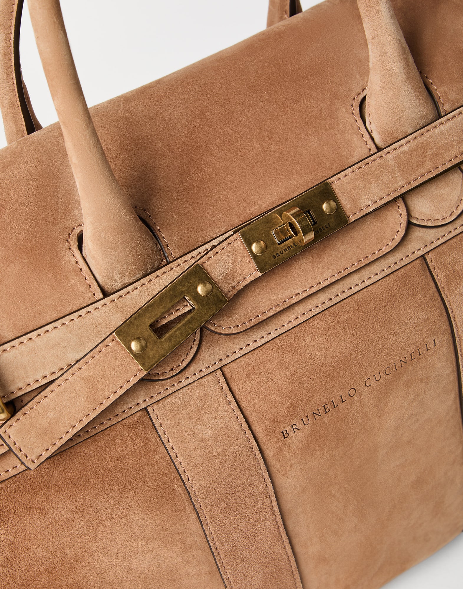 Country bag for Man in Biscuit | Brunello Cucinelli Country bag for Man in Biscuit | Brunello Cucinelli