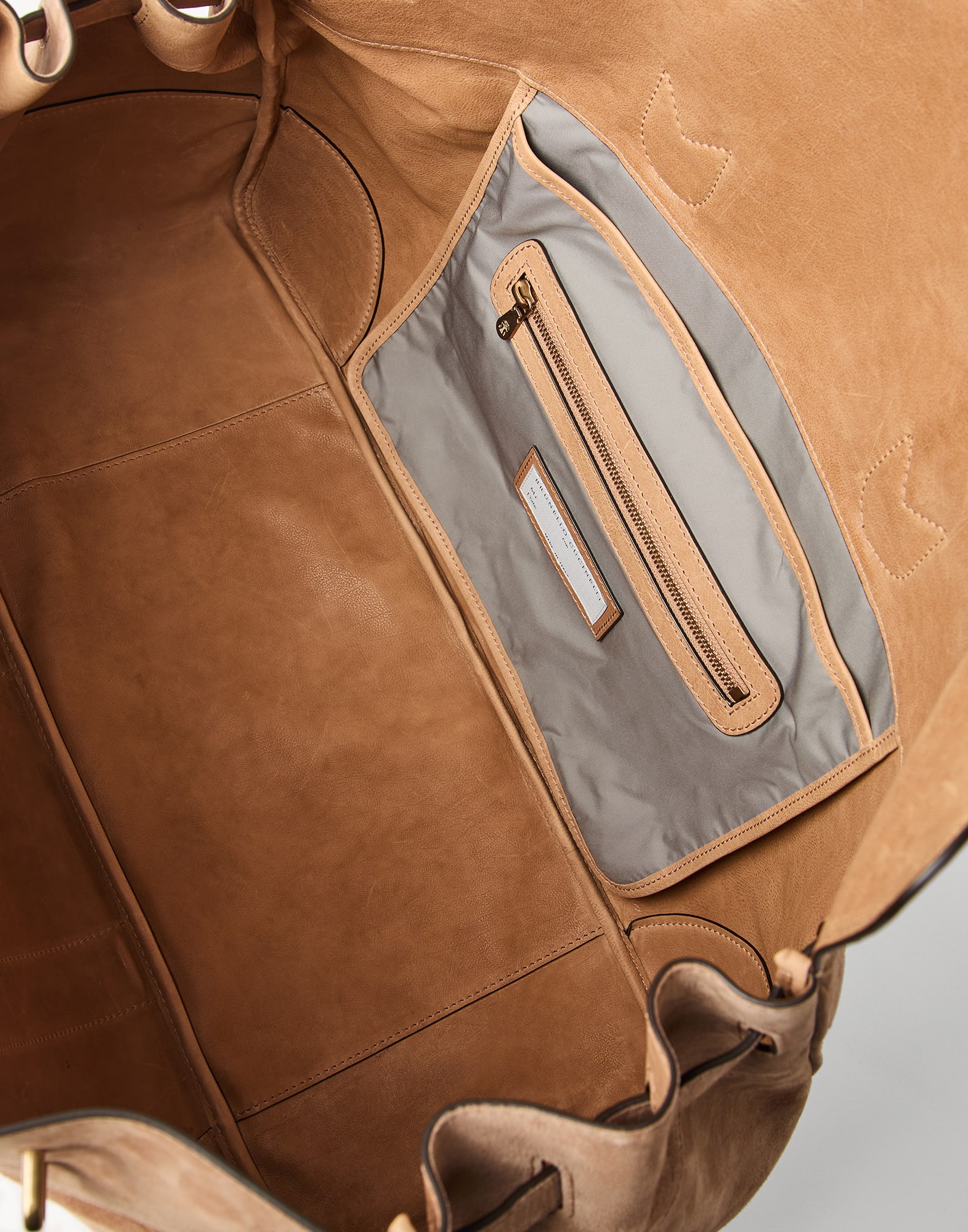 Country bag for Man in Biscuit | Brunello Cucinelli Country bag for Man in Biscuit | Brunello Cucinelli