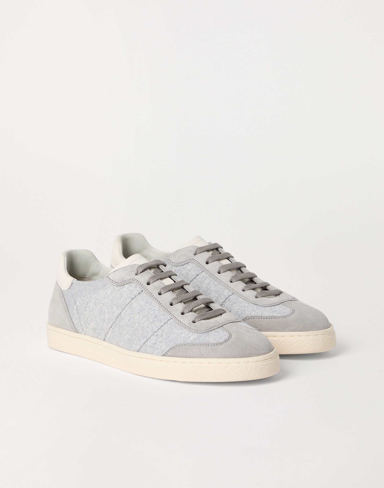 BRUNELLO CUCINELLI コットンニット&スエード スニーカー BRUNELLO CUCINELLI コットンニット&スエード スニーカー