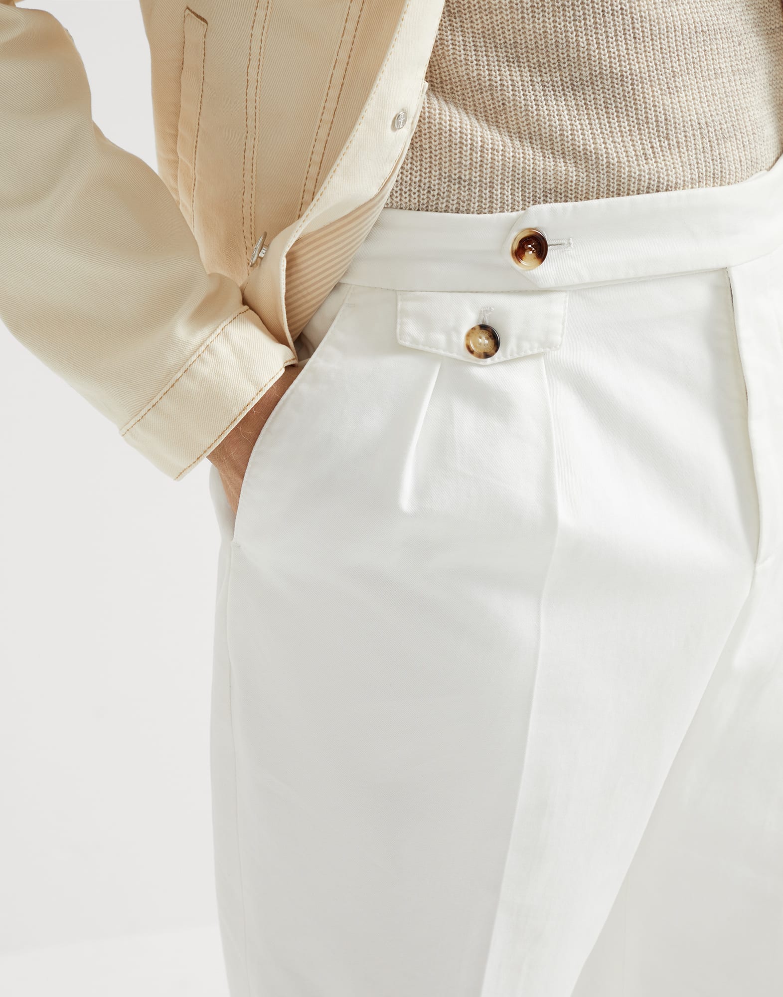 SS20 Zucca Garment Dyed Baker Trousers SS20 Zucca Garment Dyed Baker Trousers