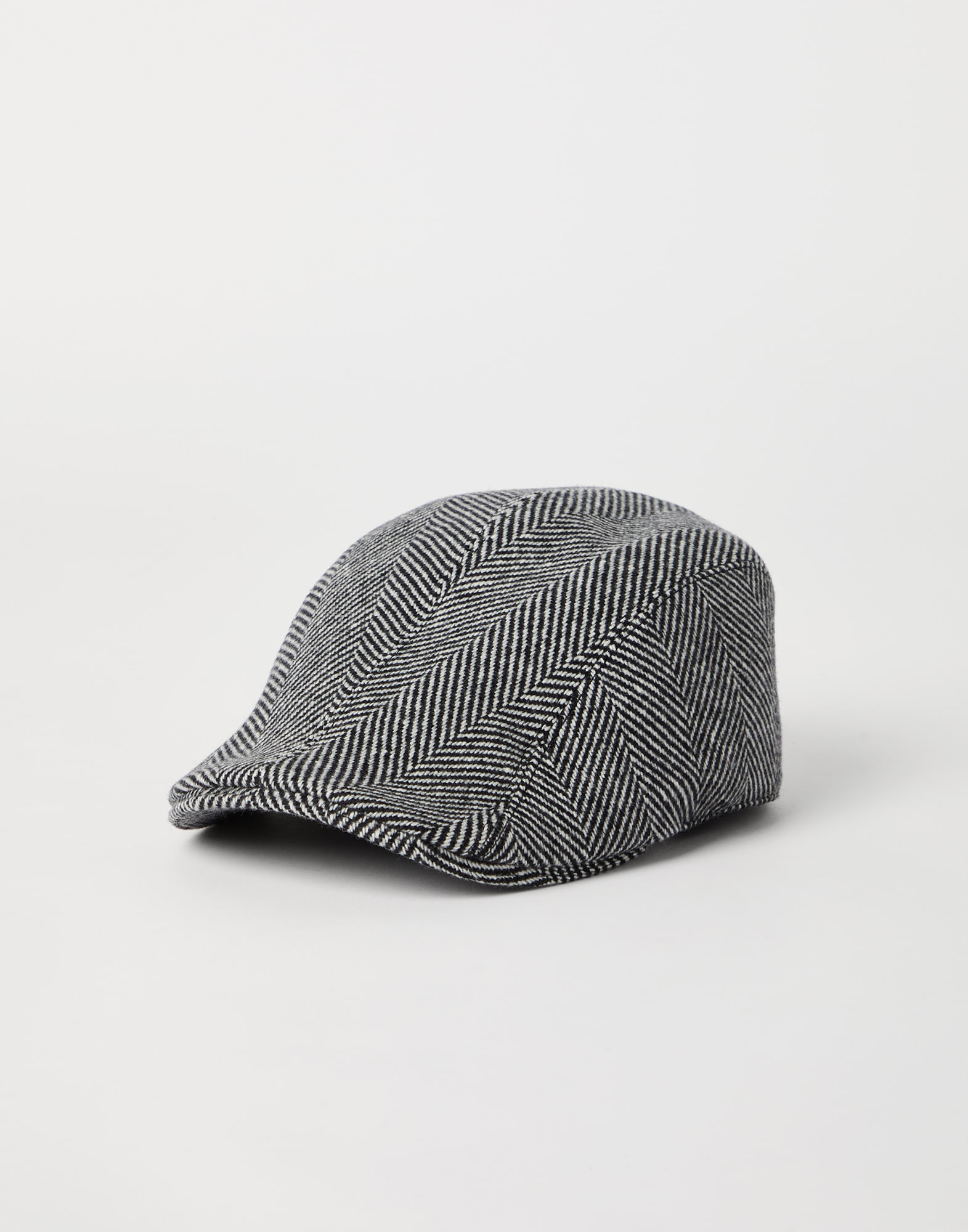 Chevron flat cap