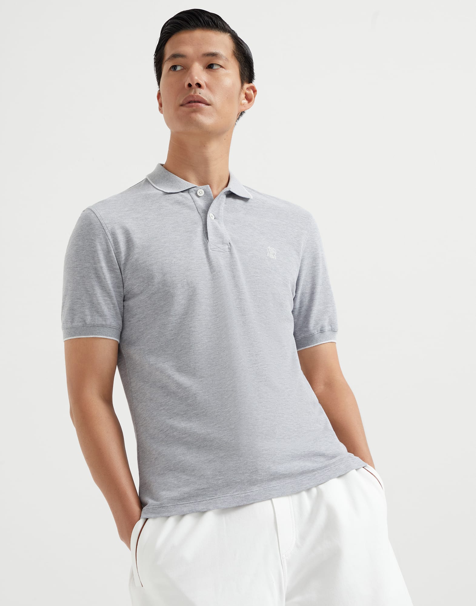 Tシャツ・カットソー BRUNELLO CUCINELLI Logo pique polo shirt Tシャツ・カットソー BRUNELLO CUCINELLI Logo pique polo shirt