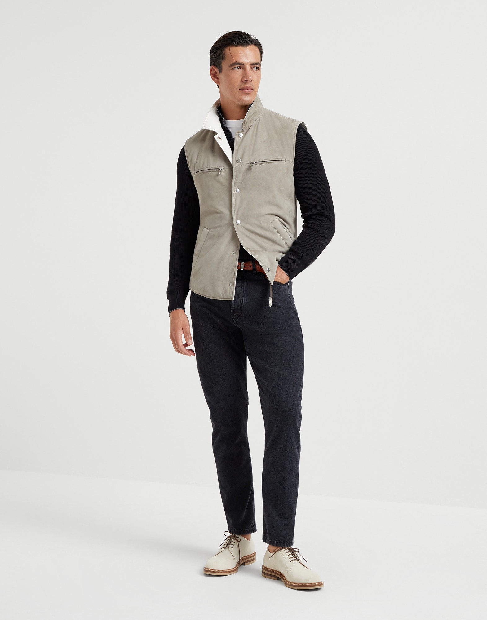 ダウンベスト BRUNELLO CUCINELLI Monile reversible vest ダウンベスト BRUNELLO CUCINELLI Monile reversible vest