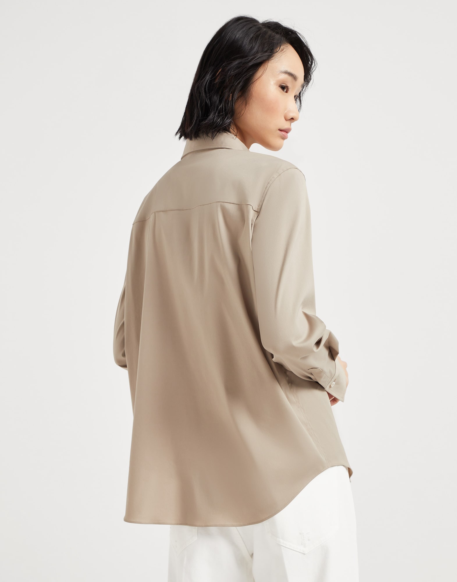 Camicia in Cotone - Vista retro - Visualizza a schermo intero
