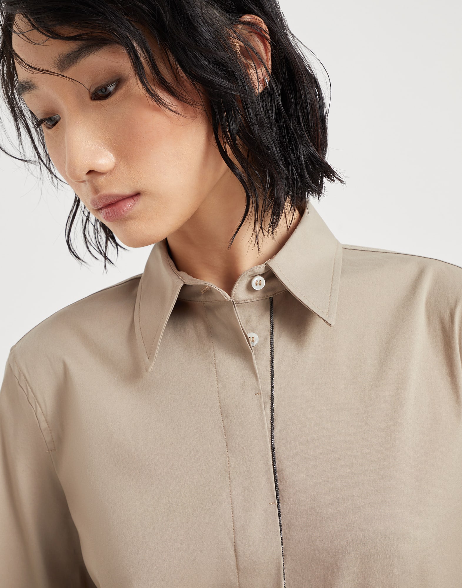 Camicia in Cotone - Vista dettaglio - Visualizza a schermo intero