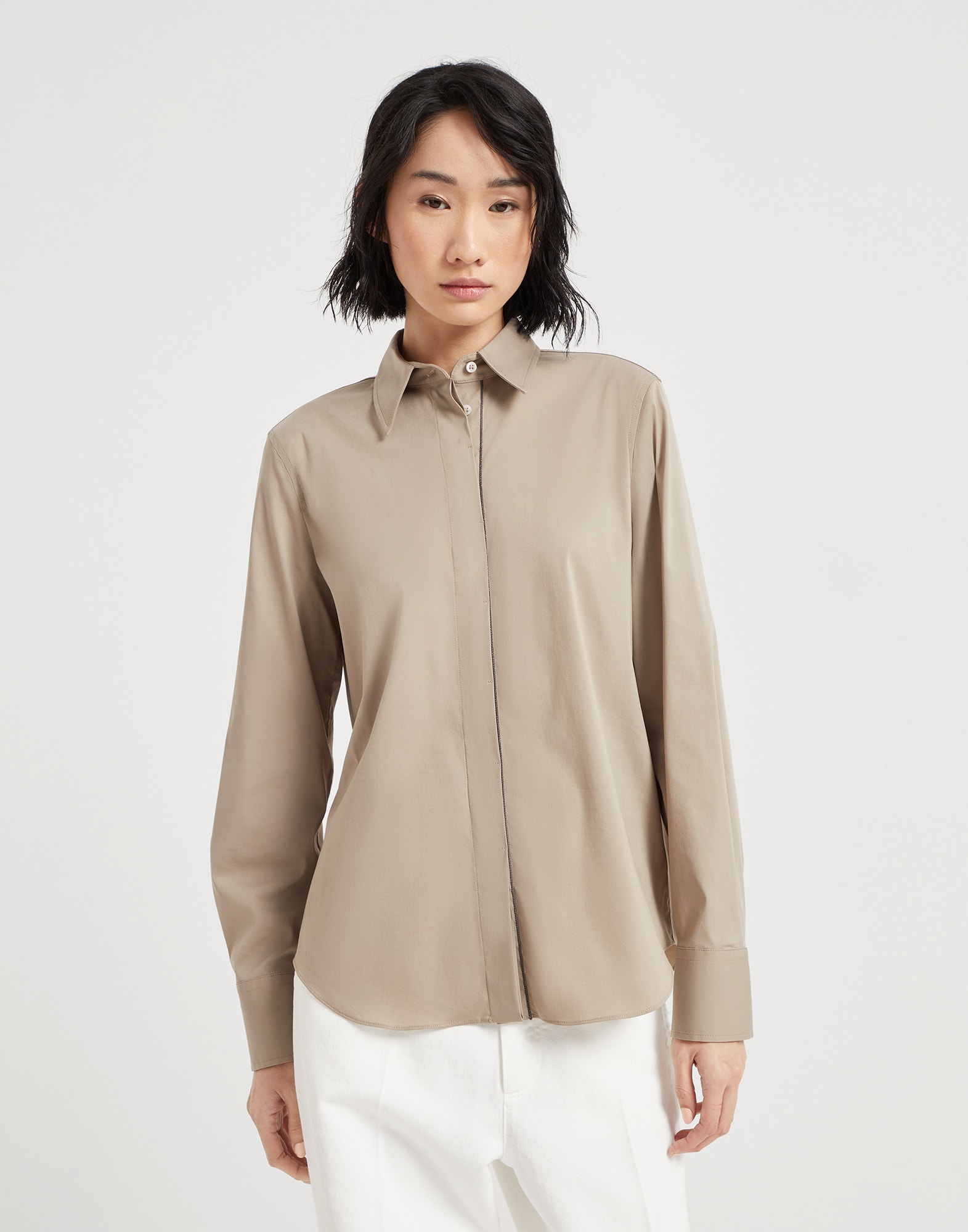 Camicia in Cotone - Vista frontale - Visualizza a schermo intero