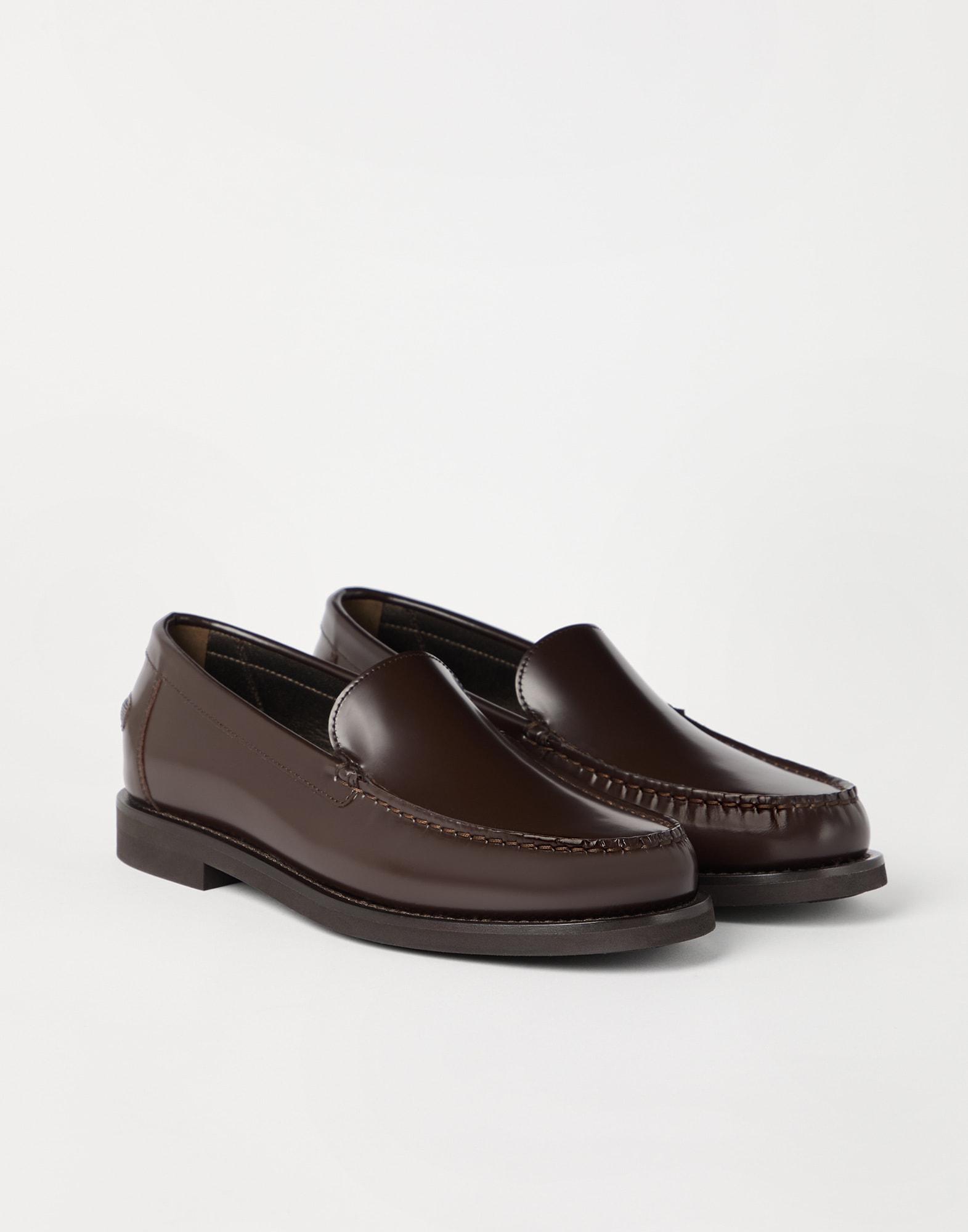 ローファー・オックスフォード BRUNELLO CUCINELLI Women Laced up Shoes MZSLC2929C9122 Brown Women's flat shoes and loafers | Brunello Cucinelli