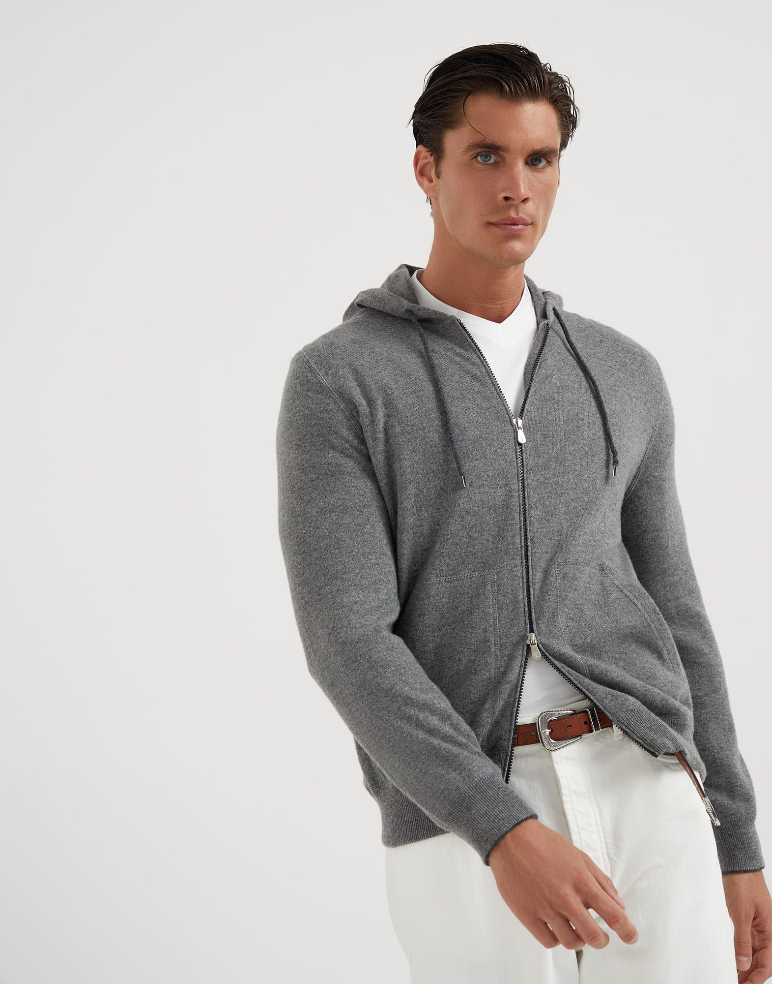 Hooded Sweater - Editorial view - View Full Screen