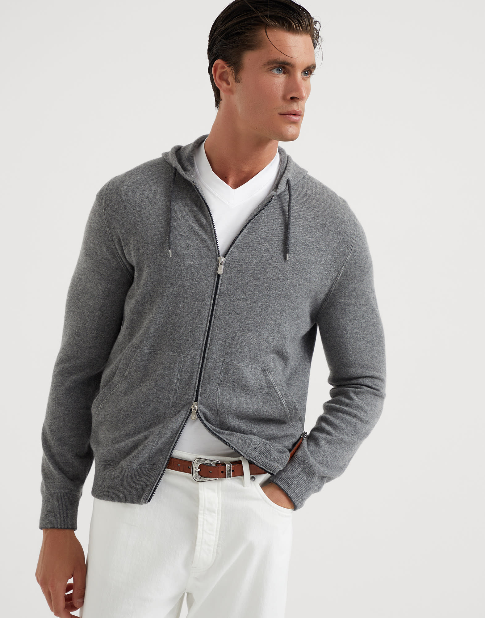 Hooded Sweater - Front view - View Full Screen