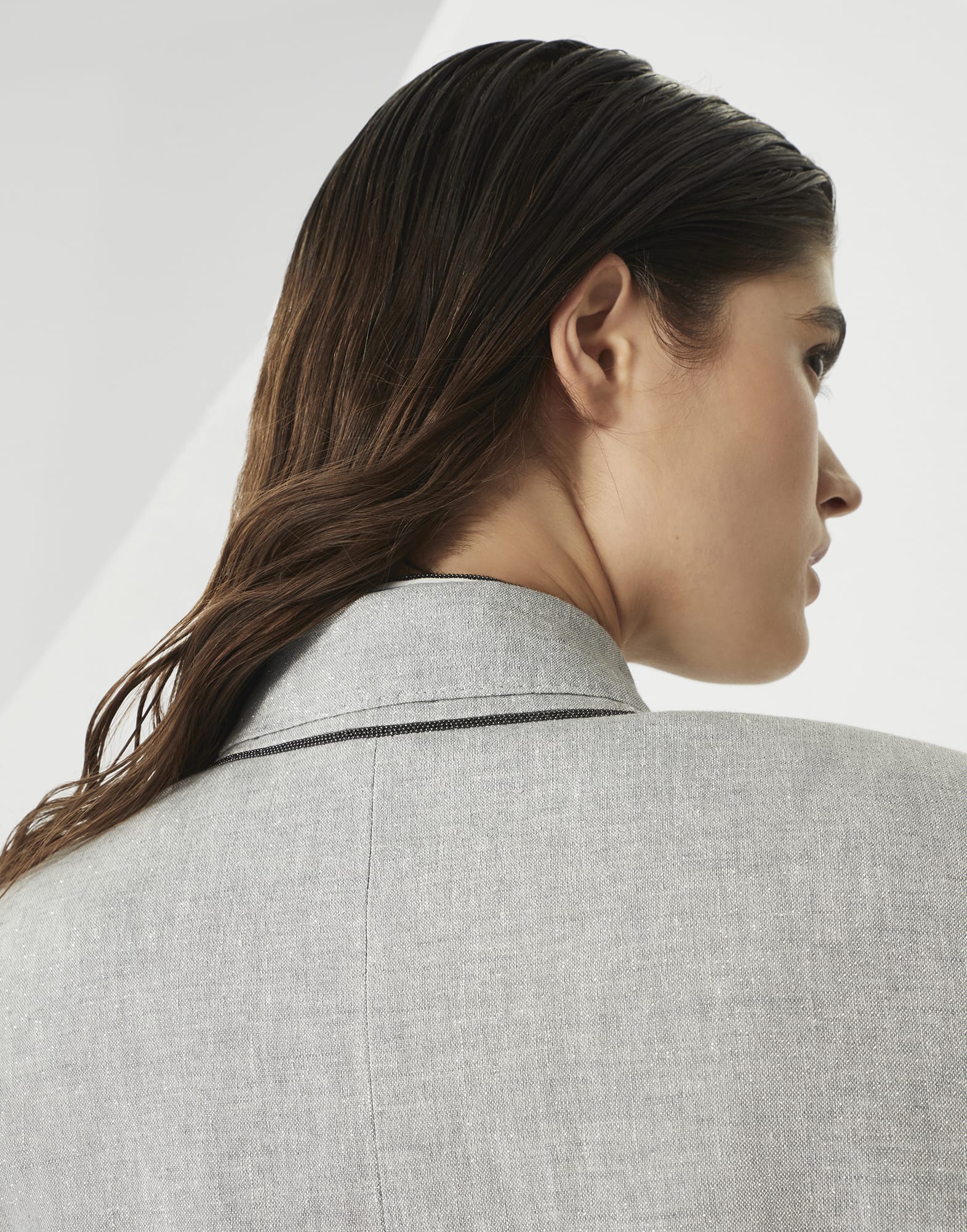 スーツ BRUNELLO CUCINELLI Sparkling linen canvas jacket with スーツ BRUNELLO CUCINELLI Sparkling linen canvas jacket with