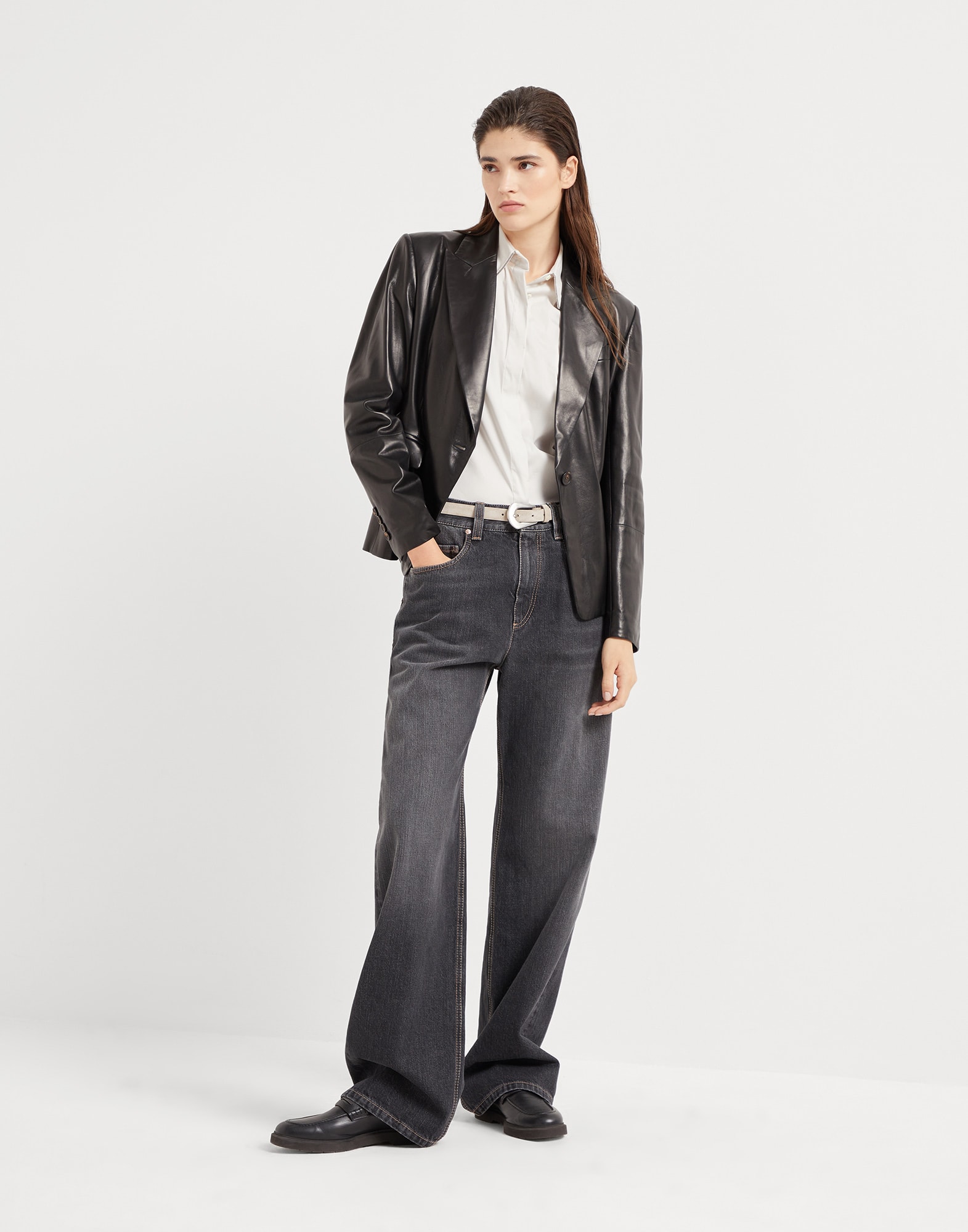 Emily様 ブルネロクチネリ レザージャケット 袖切り替え 楽天 Emily様 ブルネロクチネリ レザージャケット 袖切り替え 楽天