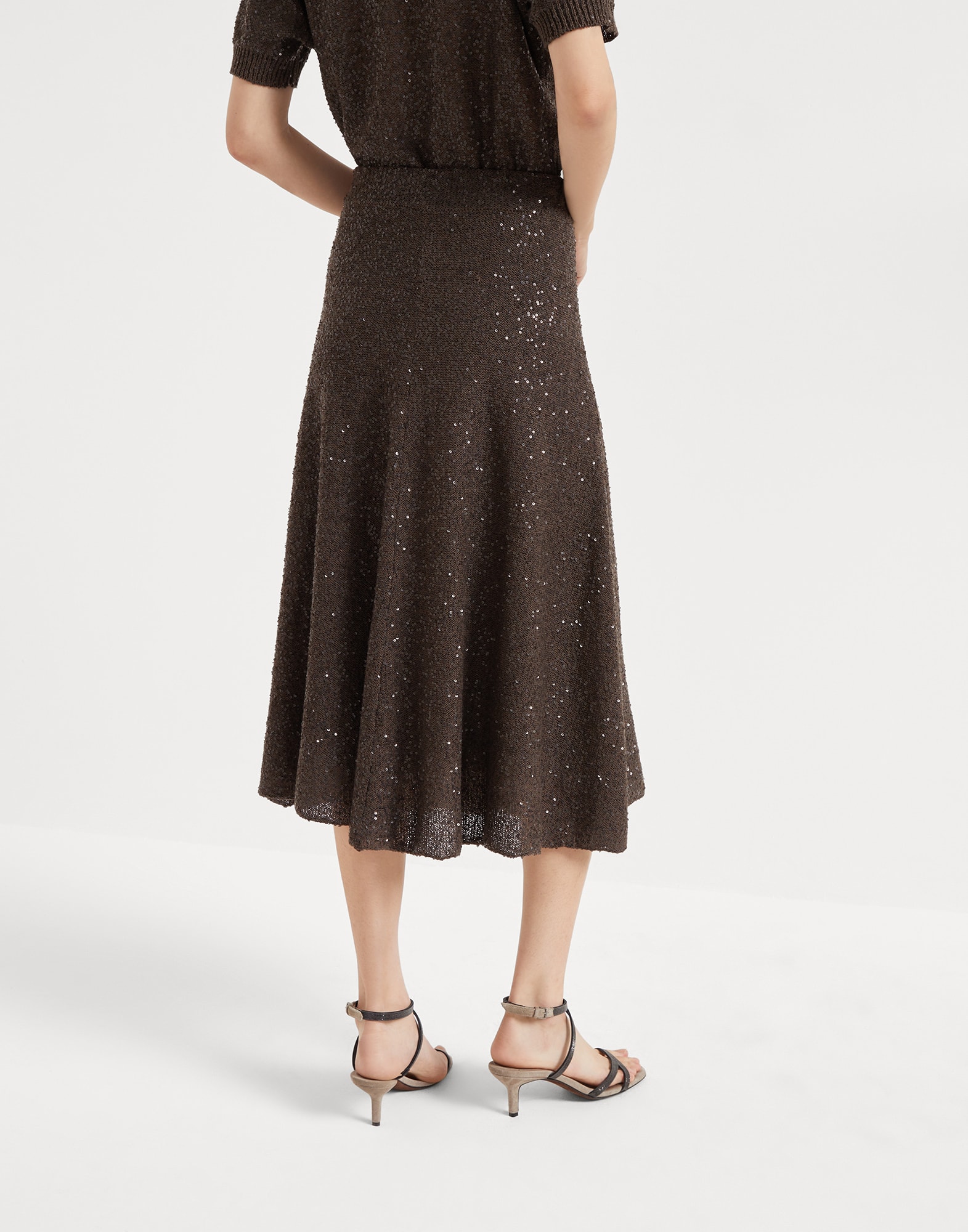 Midi Skirt - Back view - View Full Screen