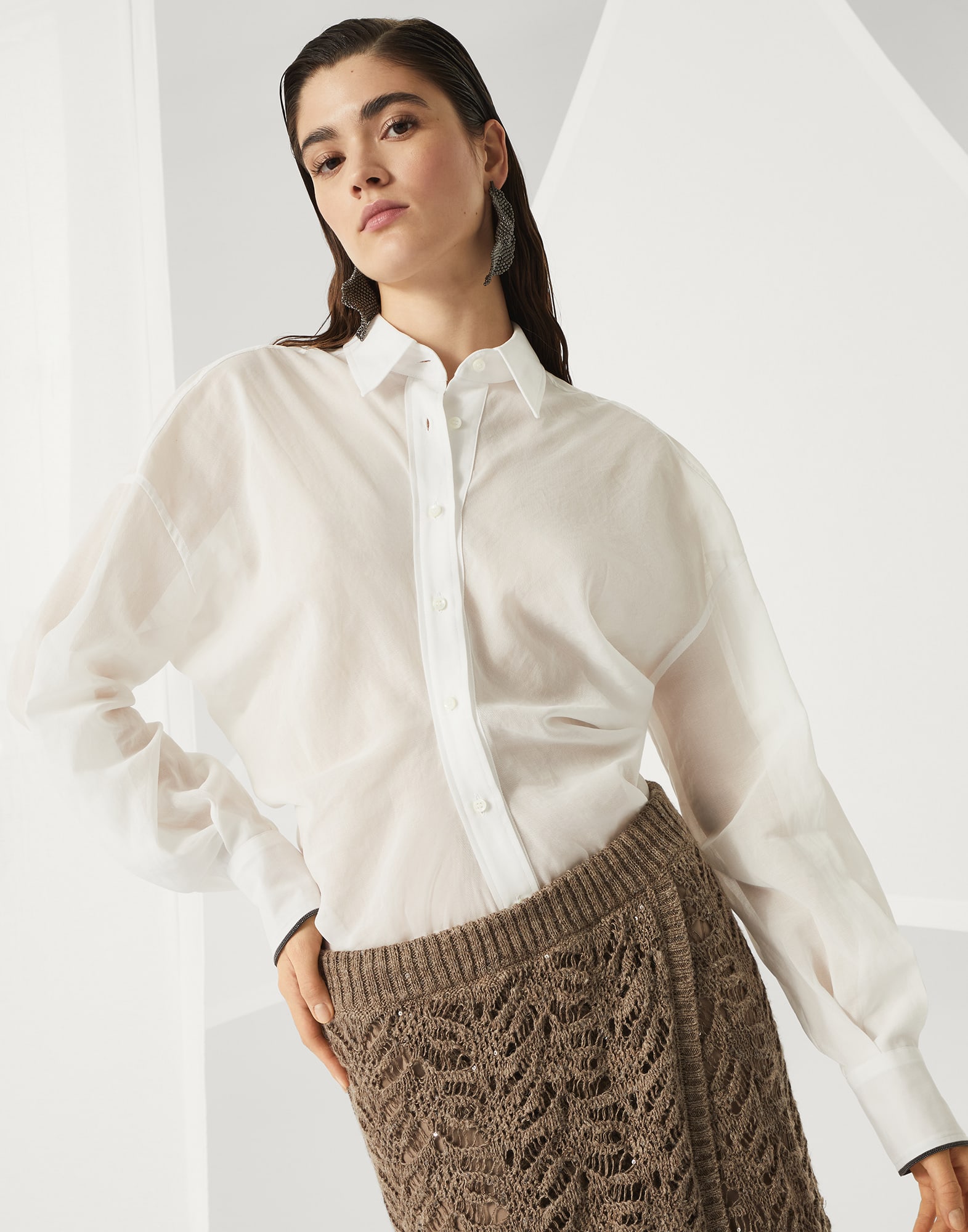 Camisa de Algodón - Vista editorial - Ver pantalla completa