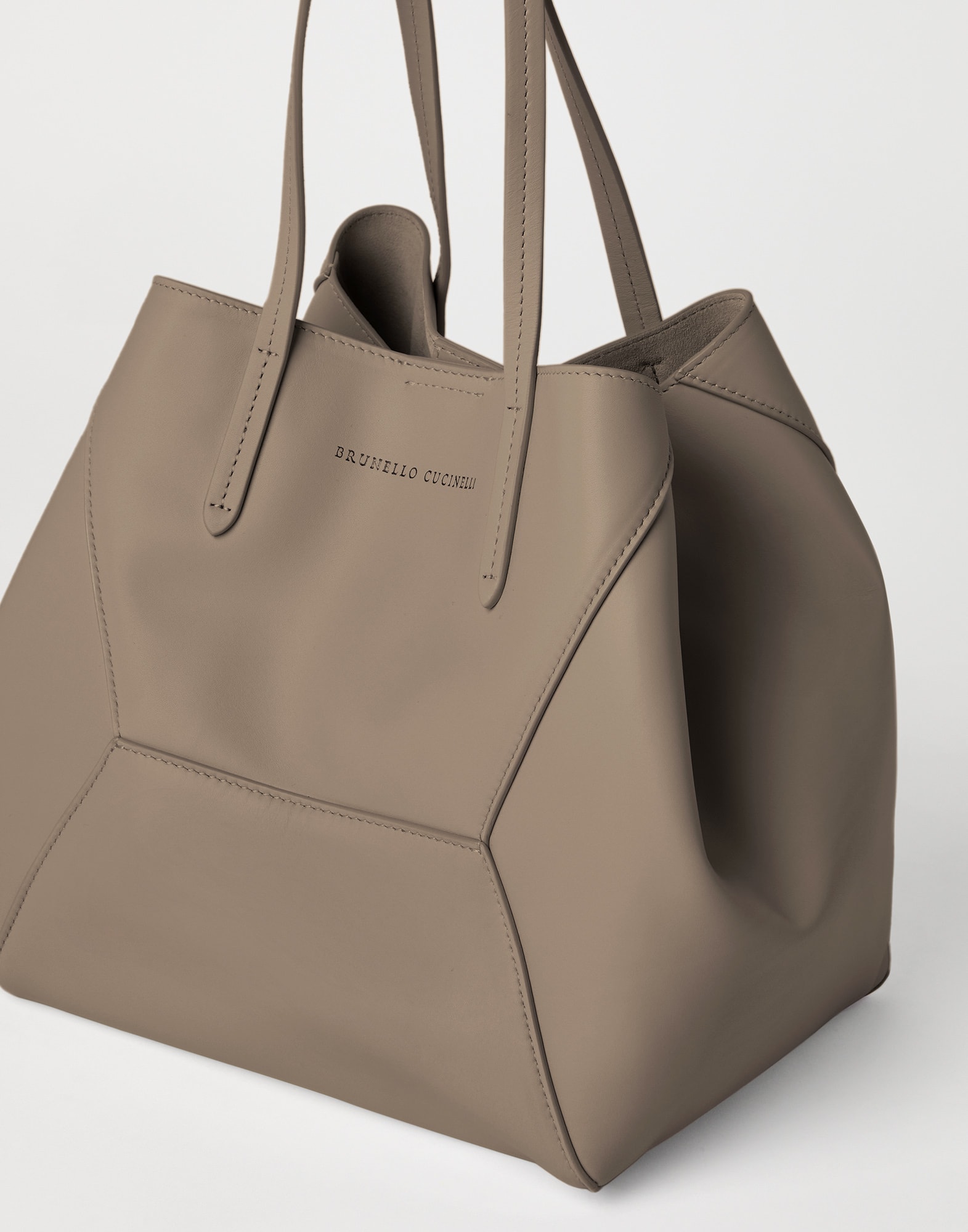 BRUNELLO CUCINELLI DR ハンドバッグ レディース 向け ピーチピンク カーフスキン BC Duo バッグ